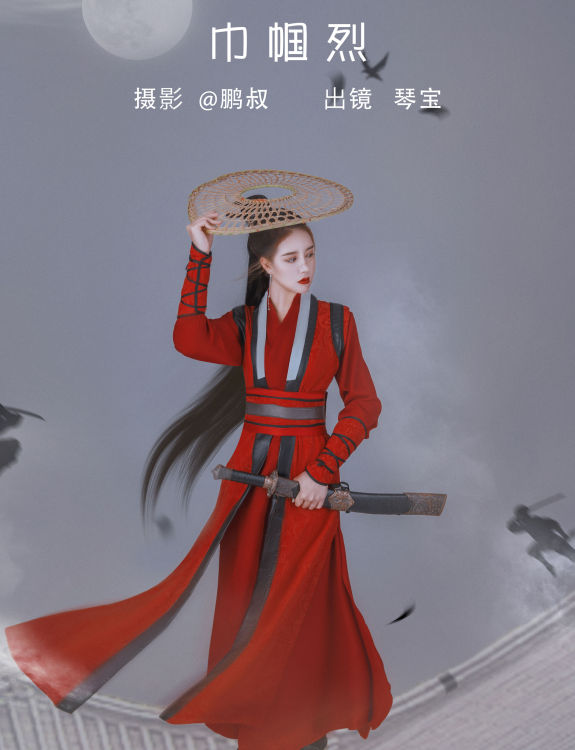 [YiTuYu艺图语] 琴宝《巾帼烈》 好看的4K高清无水印纯欲妹子意境唯美写真完整版图集