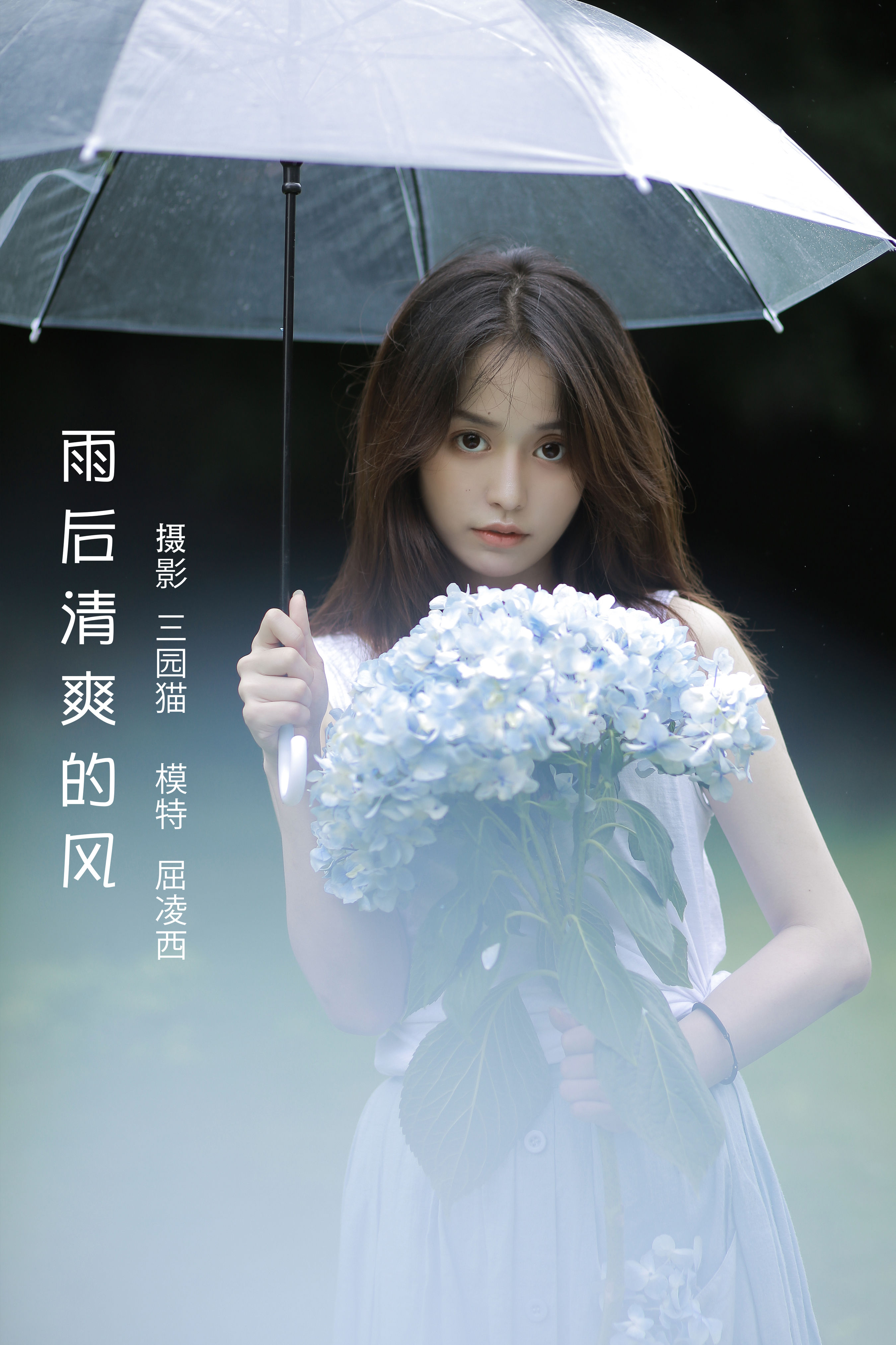 [YiTuYu艺图语] 屈凌西《雨后清爽的风》 好看的4K高清无水印纯欲妹子意境唯美写真完整版图集