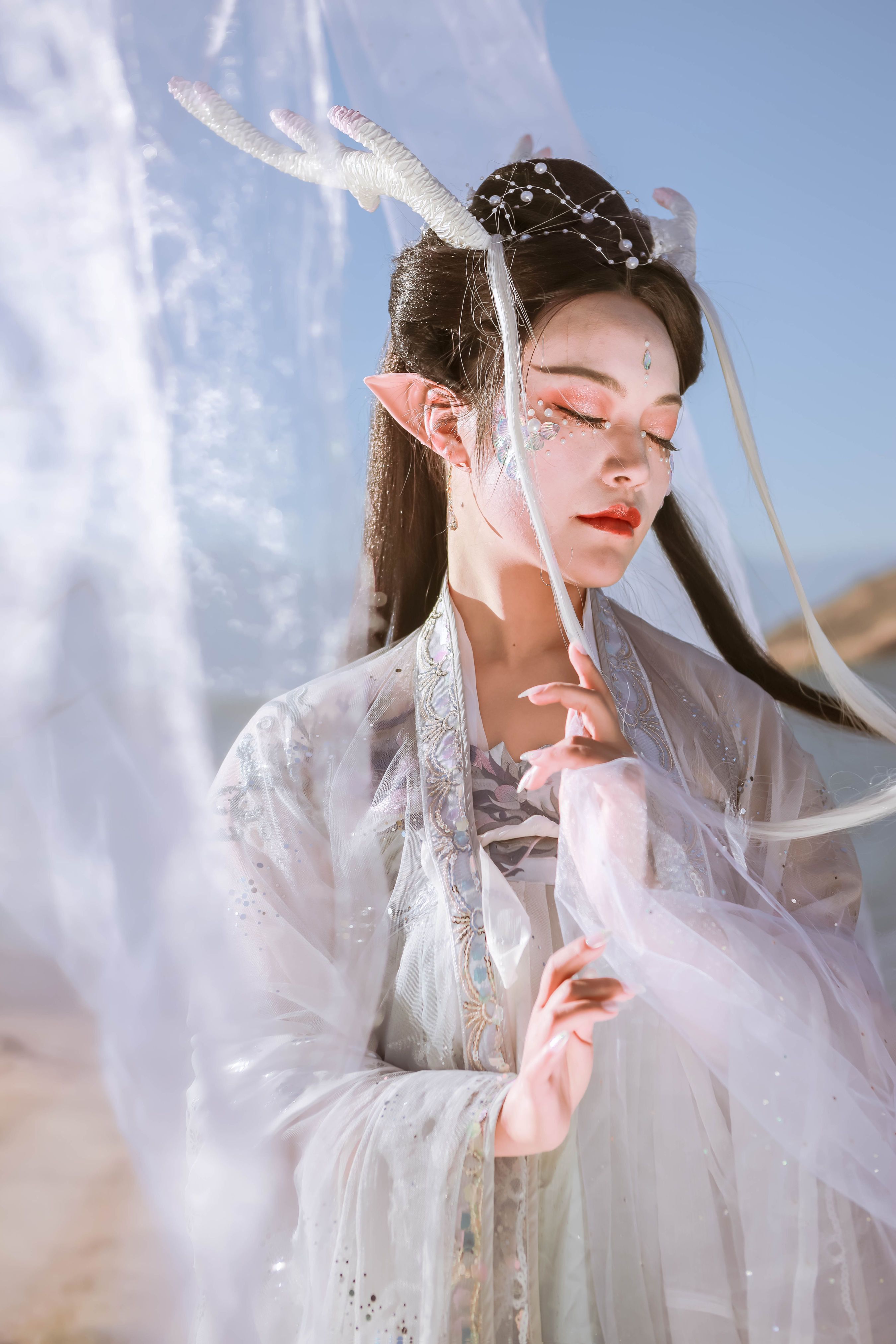 [YiTuYu艺图语] 七夏《龙女祠》 好看的4K高清无水印纯欲妹子意境唯美写真完整版图集