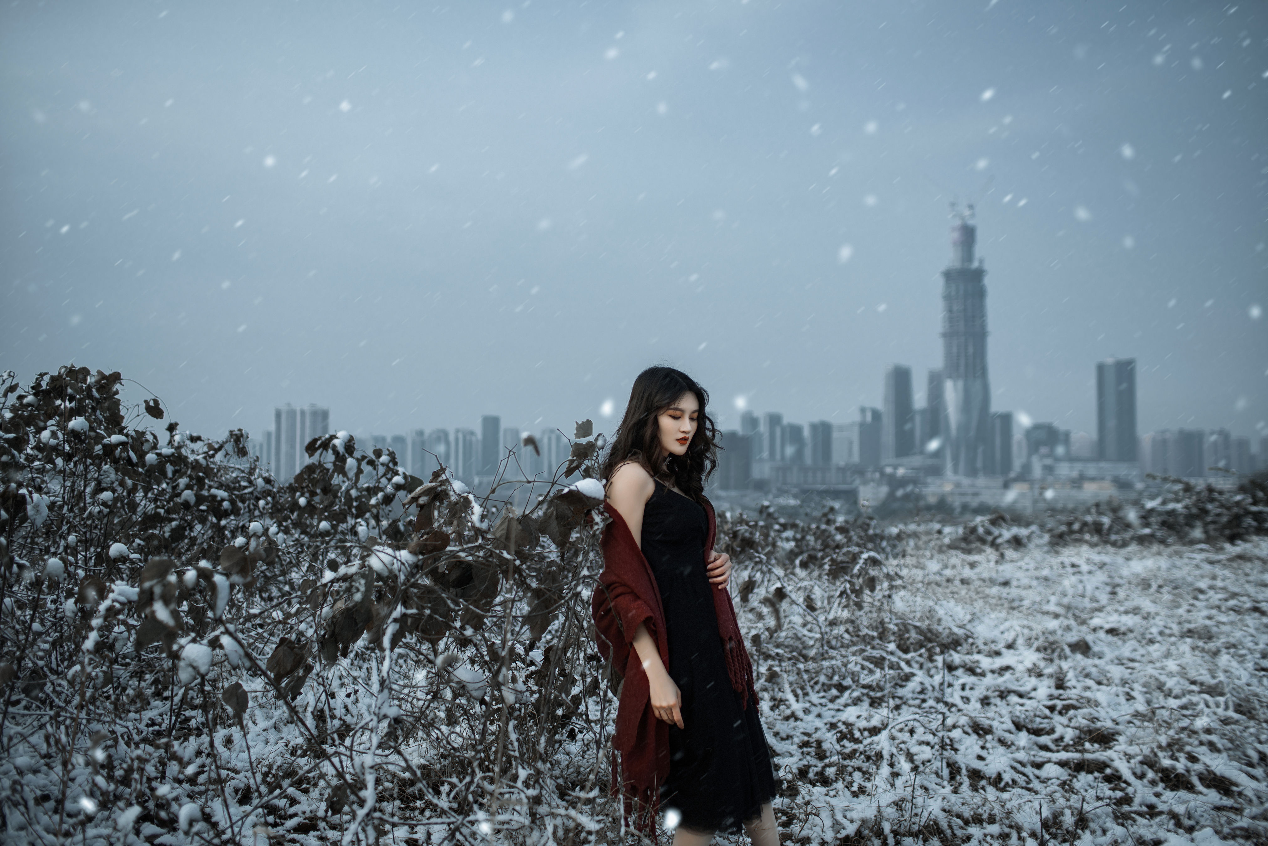 [YiTuYu艺图语] 翠花儿《THE SNOW CITY》 好看的4K高清无水印纯欲妹子意境唯美写真完整版图集