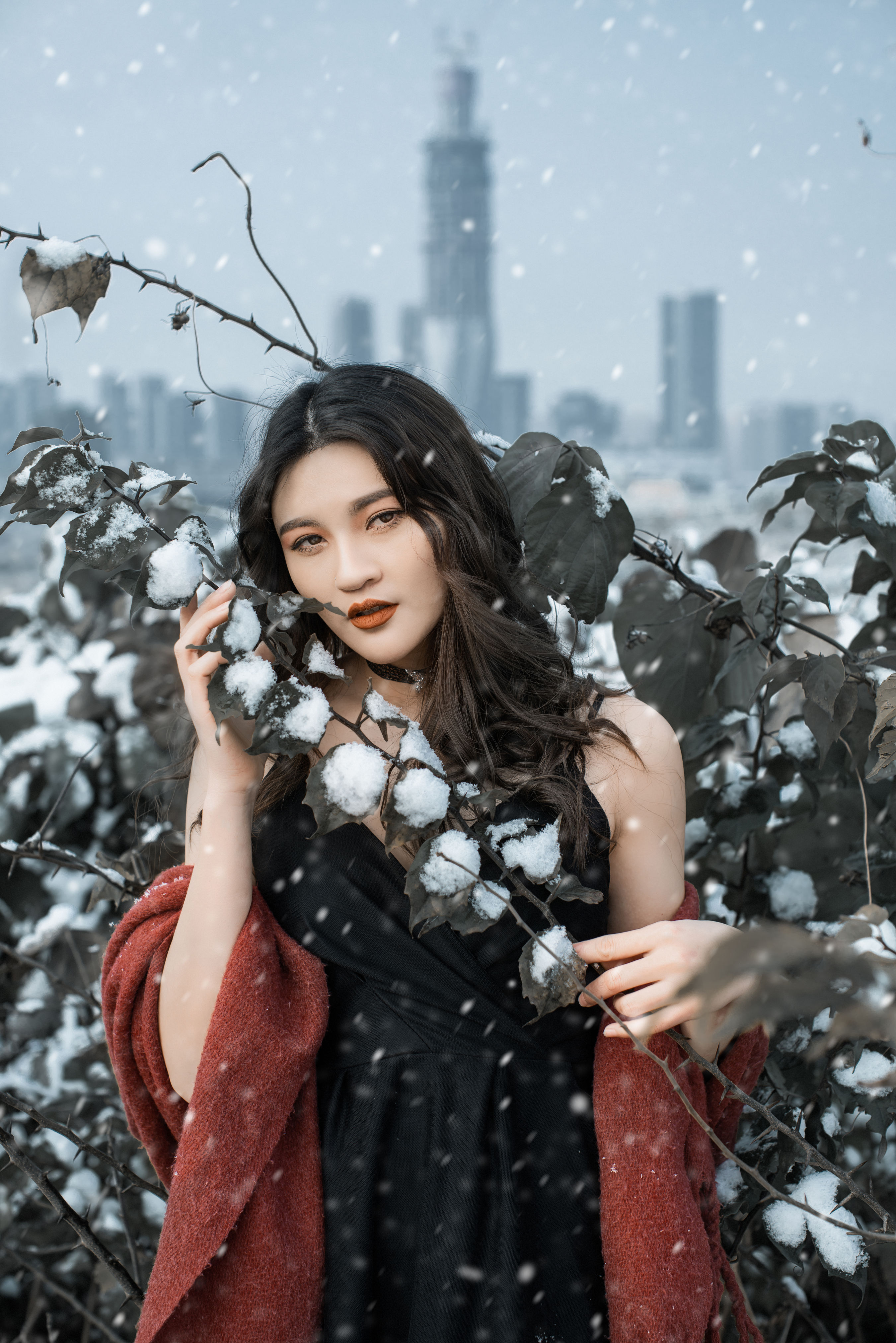 [YiTuYu艺图语] 翠花儿《THE SNOW CITY》 好看的4K高清无水印纯欲妹子意境唯美写真完整版图集