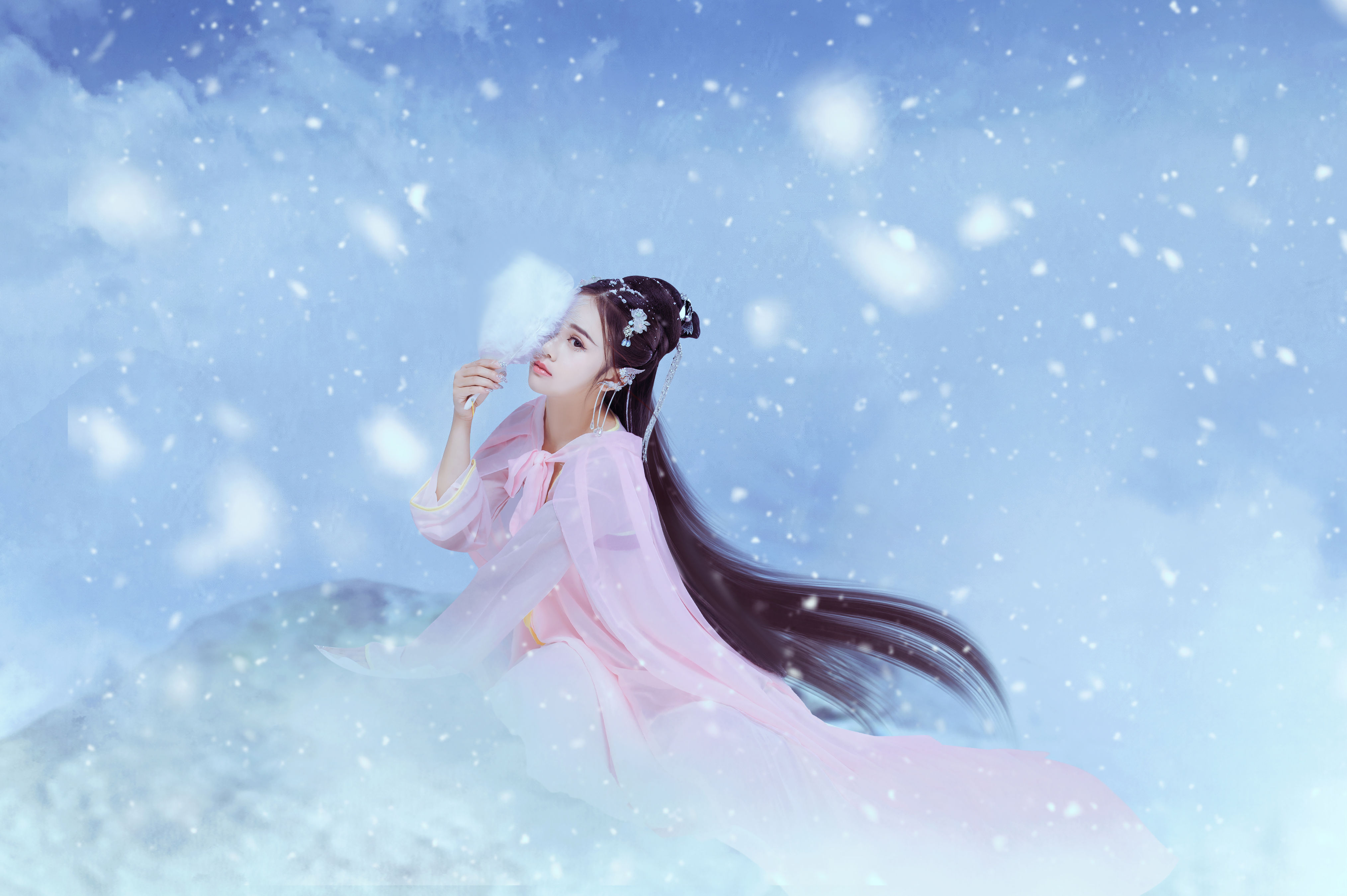 [YiTuYu艺图语] 甜宝《落雪归》 好看的4K高清无水印纯欲妹子意境唯美写真完整版图集