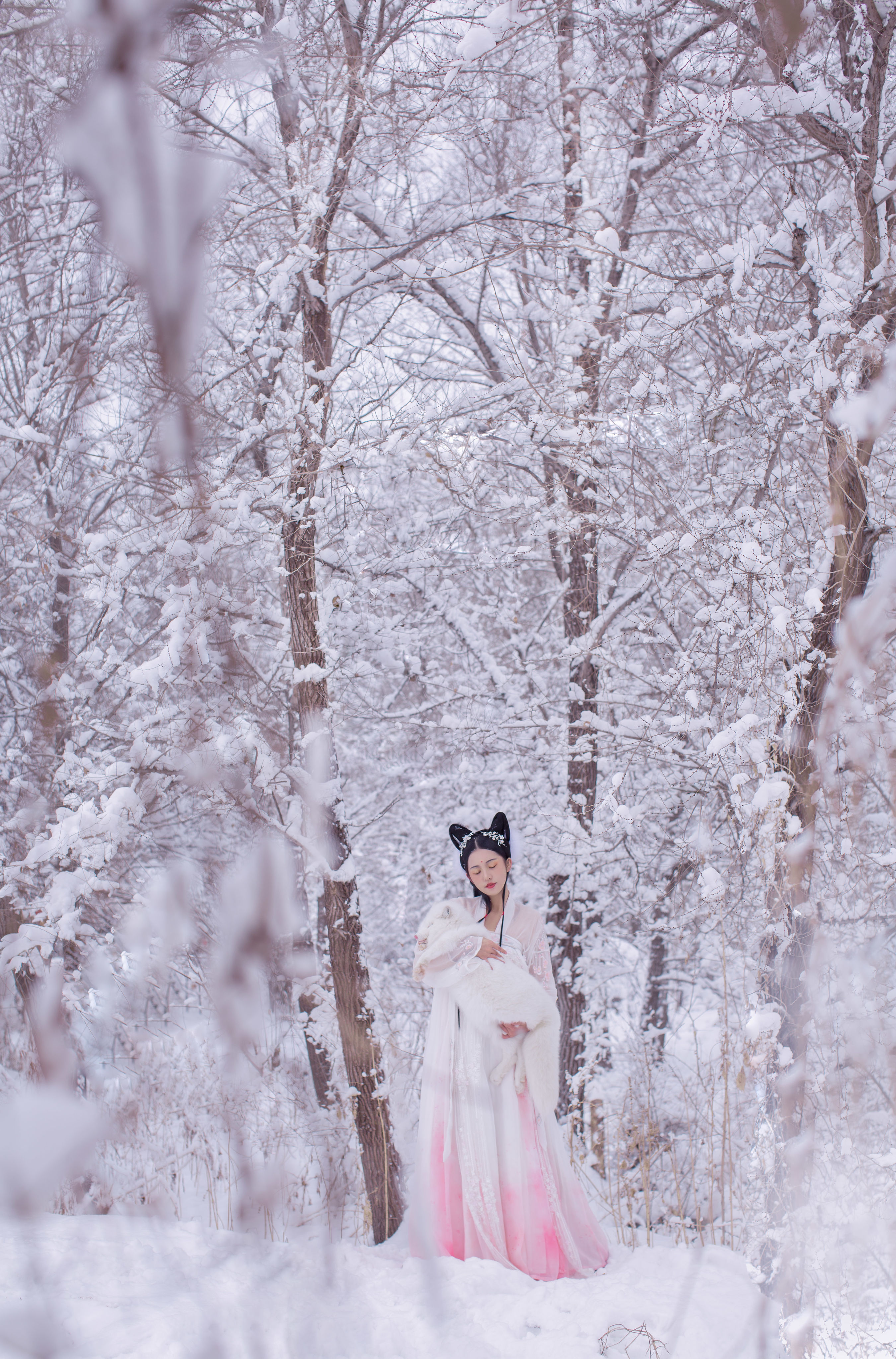 [YiTuYu艺图语] 沐槿cutie 雪狐 好看的4K高清无水印纯欲意境唯美写真图集