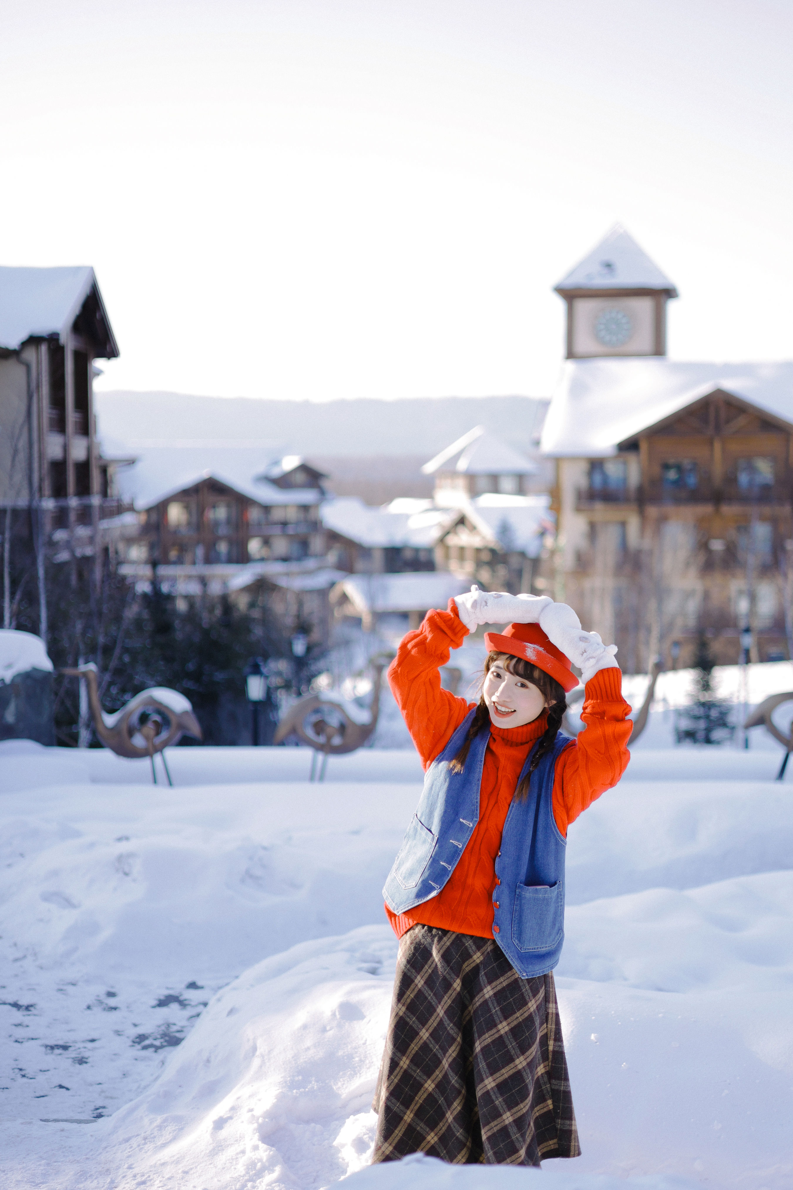 雪国之旅 日系 街拍 雪景 冬天 妹子 写真集