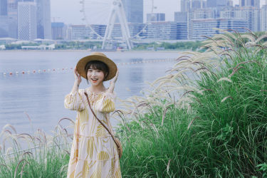 海上摩天轮 日系 少女 写真集