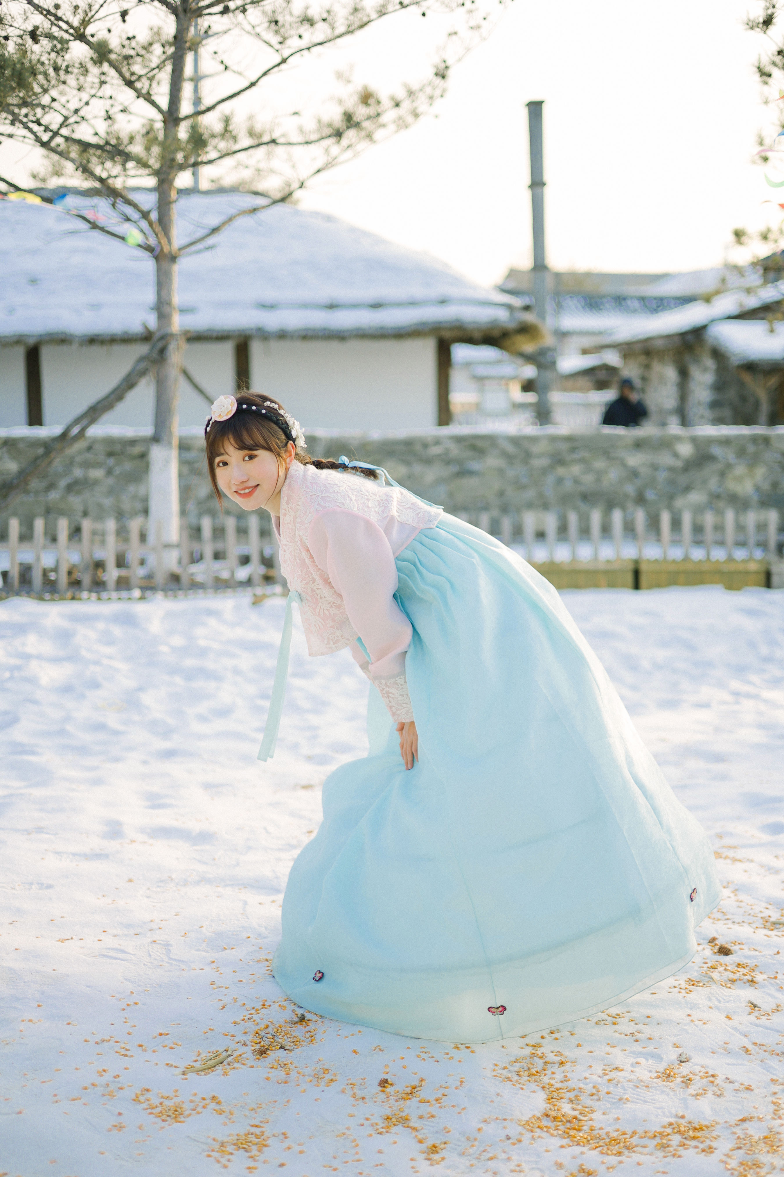 雪国之恋 女生 雪景 冬天 写真集