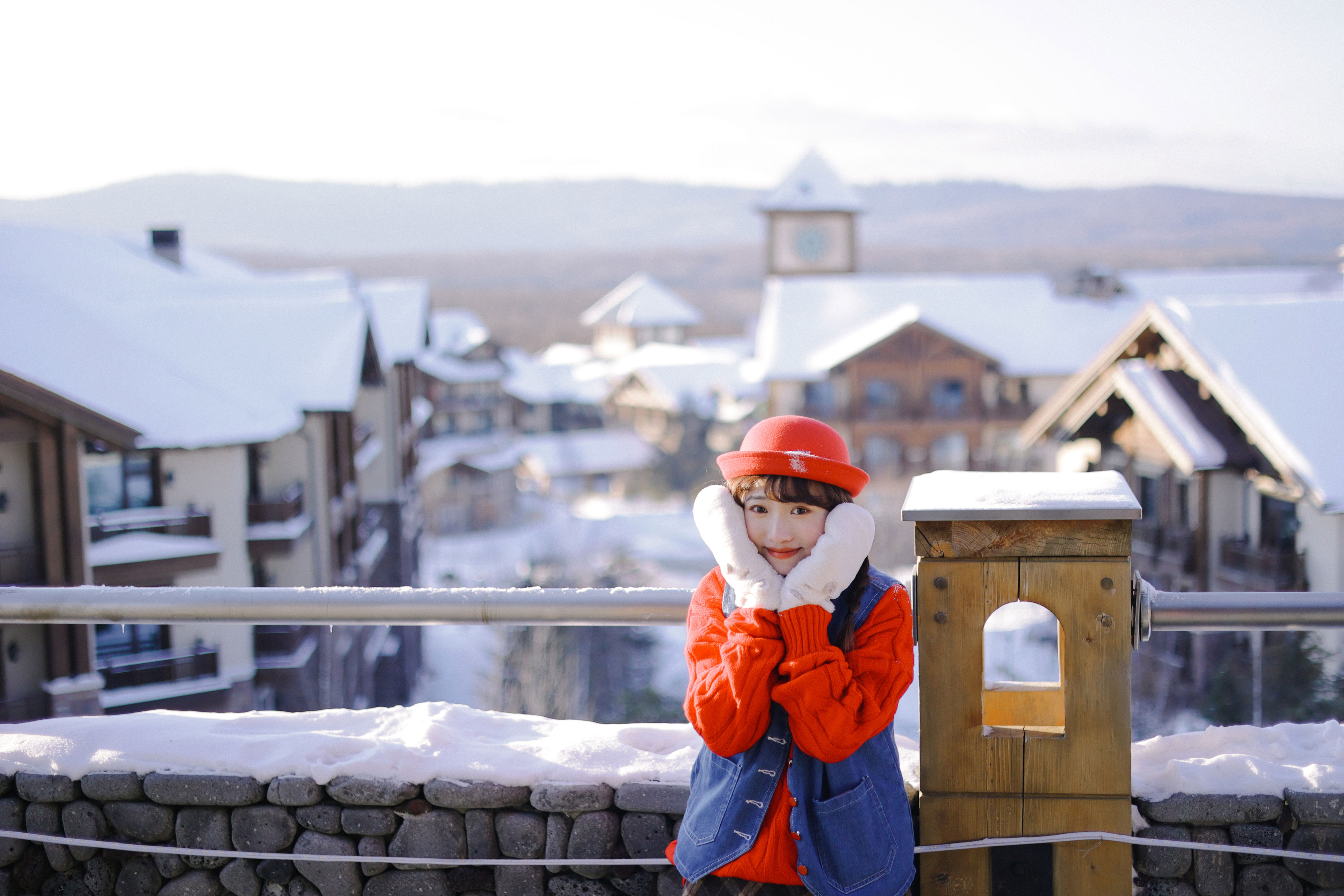 雪国之旅 日系 街拍 雪景 冬天 妹子 写真集