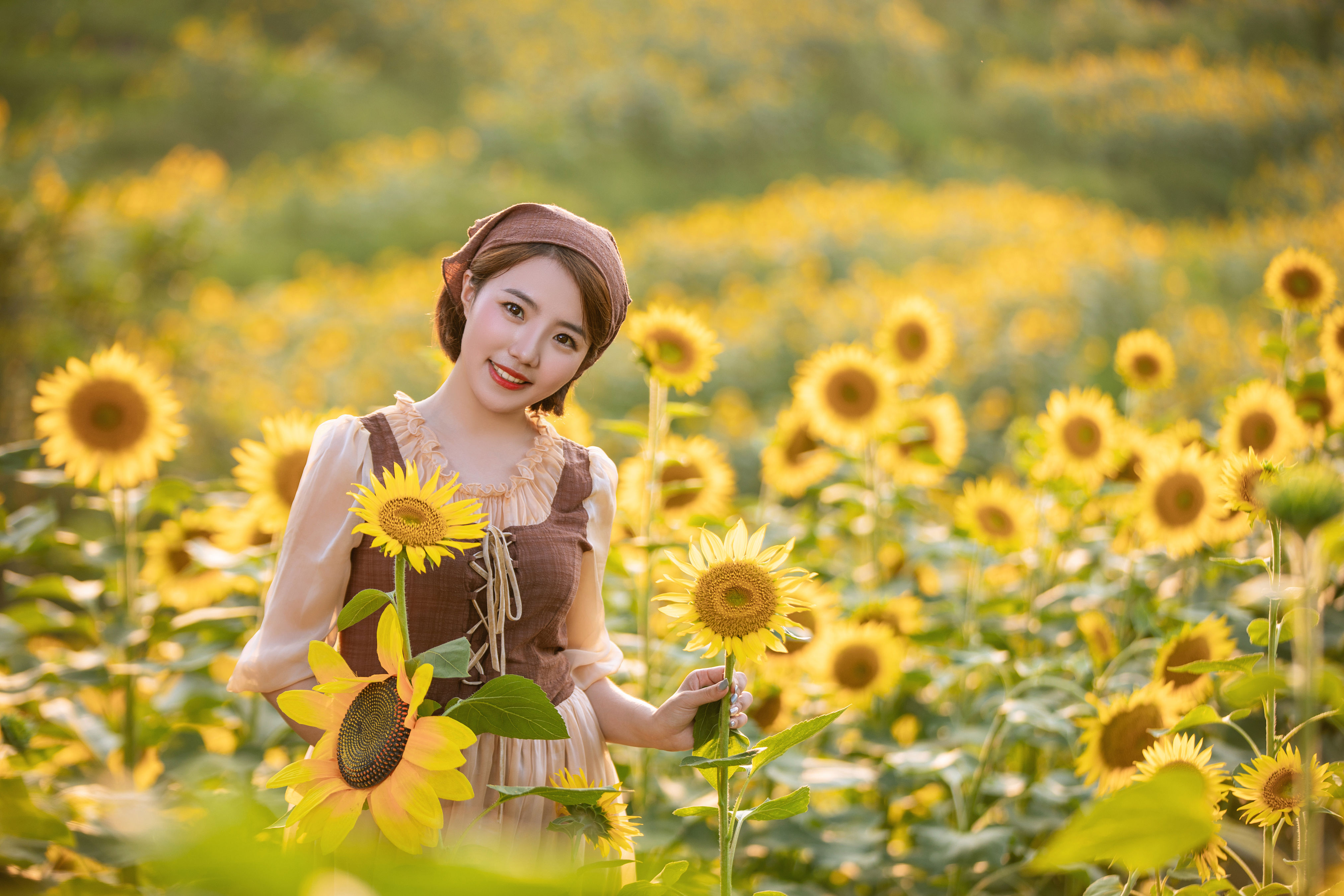 误入梵高的油画世界 向日葵 治愈系 精美 美好 文艺 优美