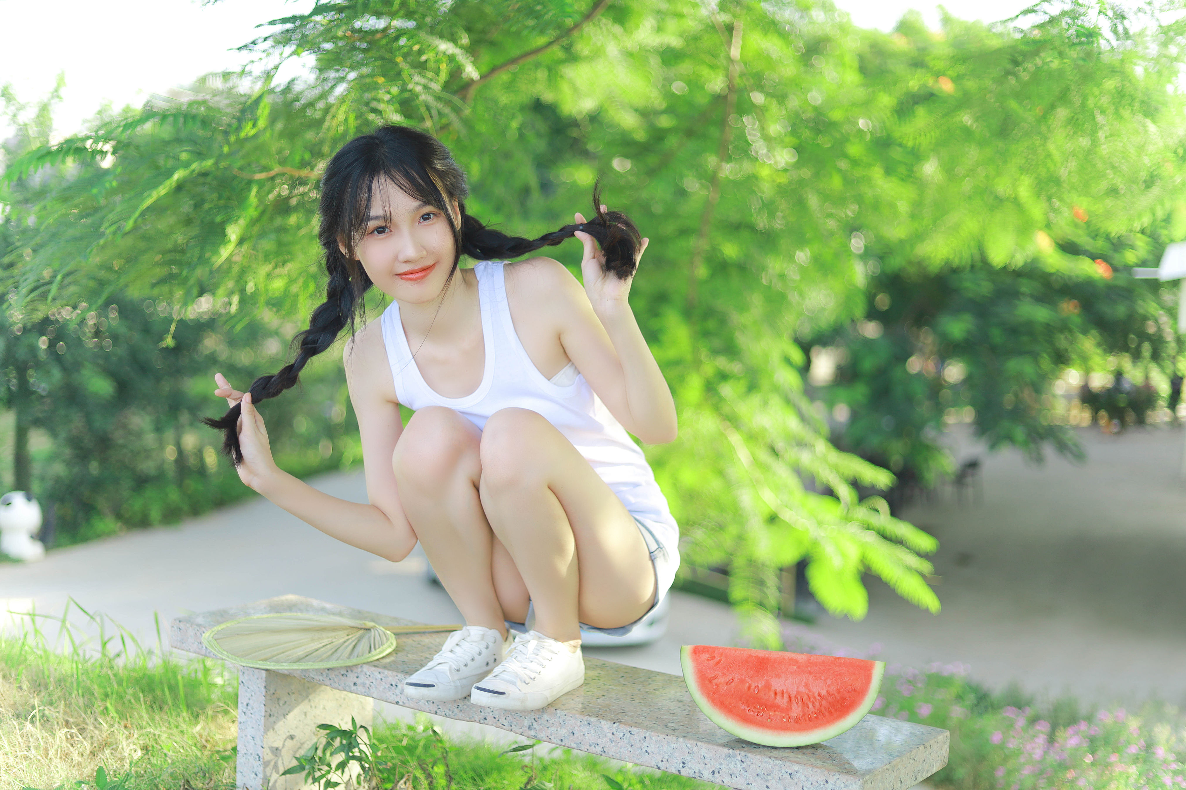 清爽夏日 小清新 夏天 西瓜少女 写真集