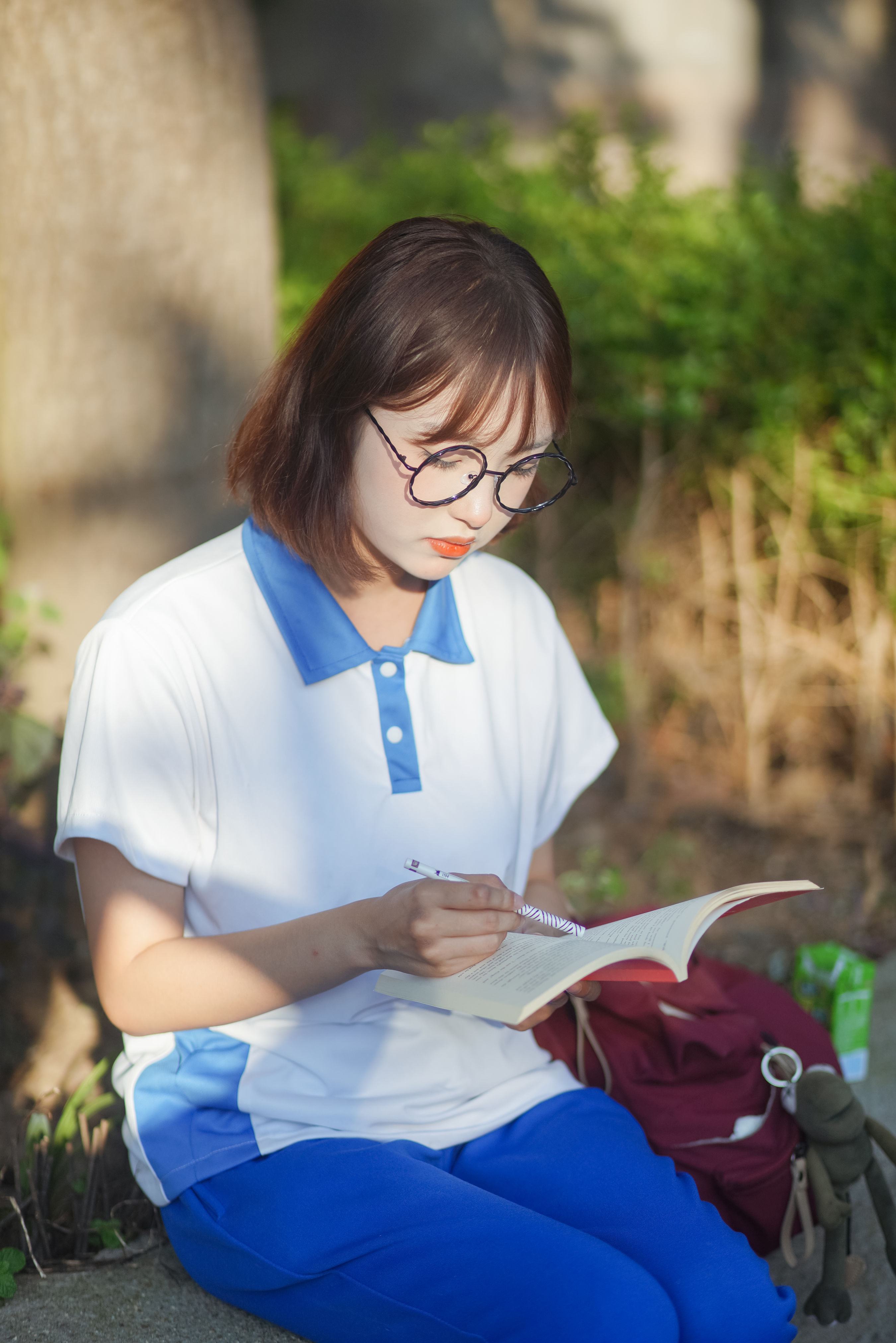 午后阳光 街拍 小清新 日系 校花 女生