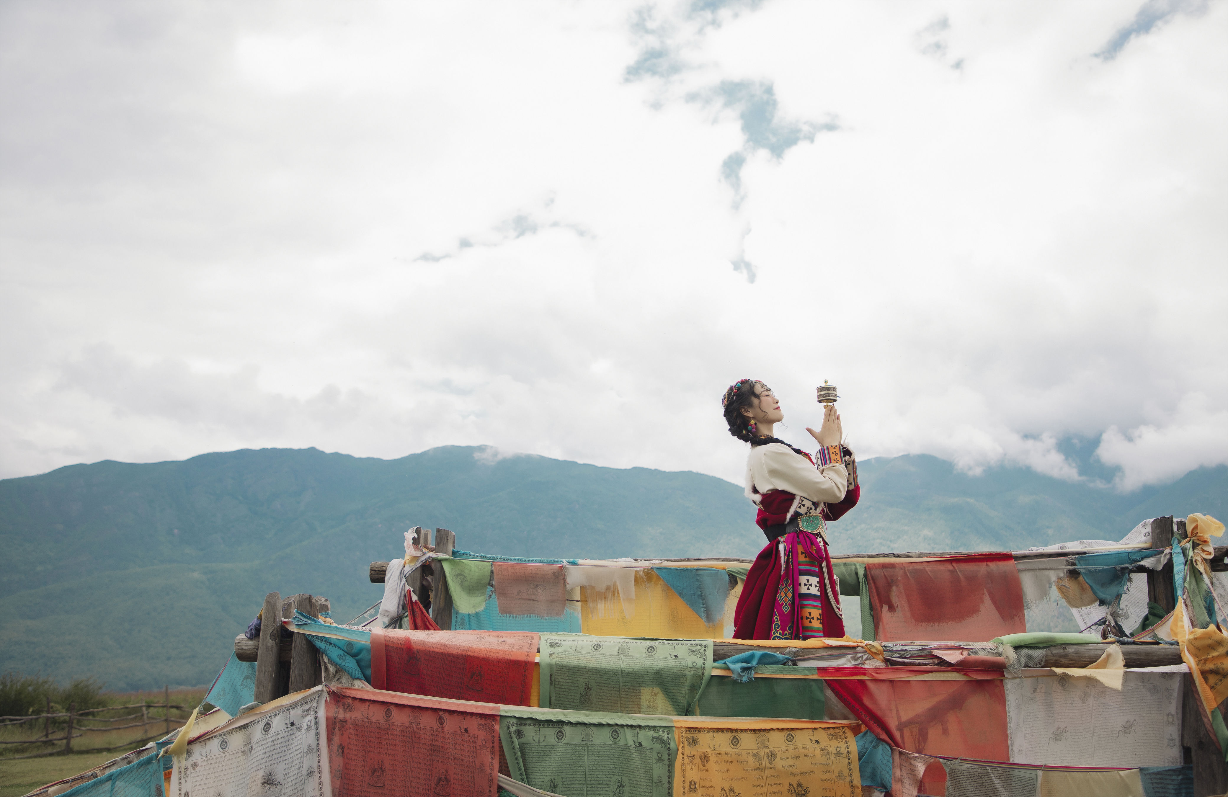 藏服卓玛姑娘 写真集 民族风 少女