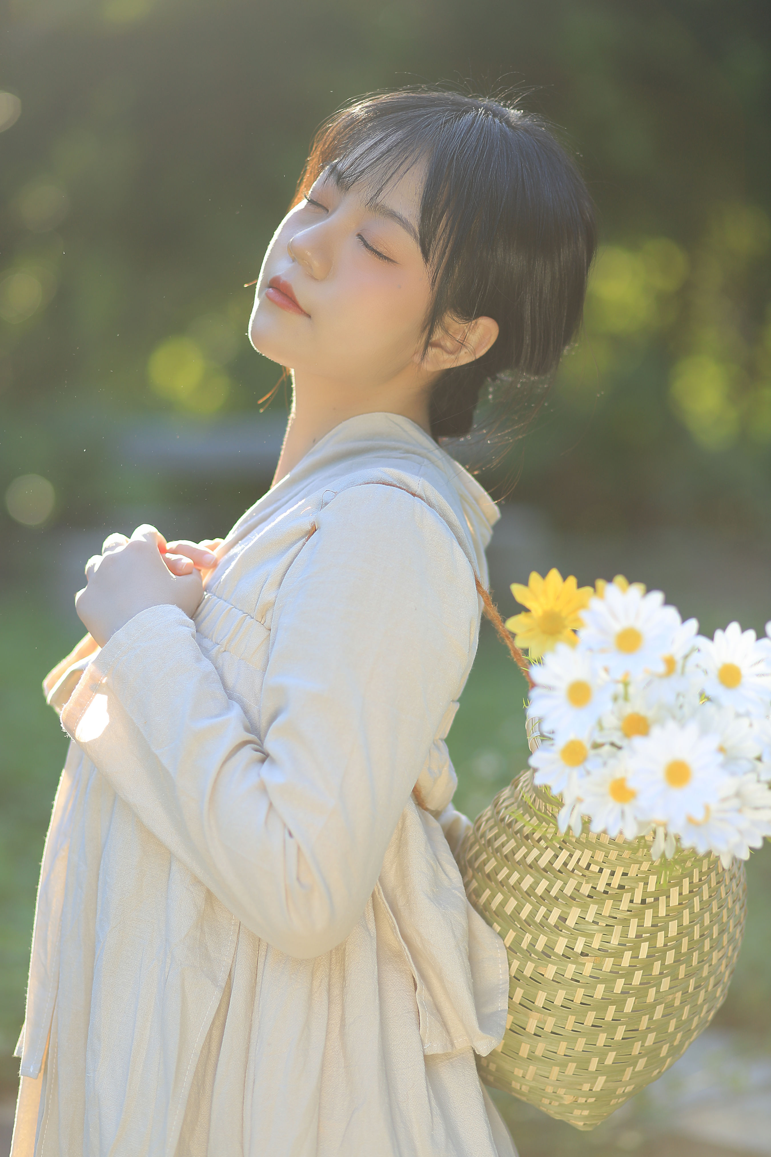 小千代 唯美 治愈系 小清新 美好 优美 养眼 日系 少女 春天