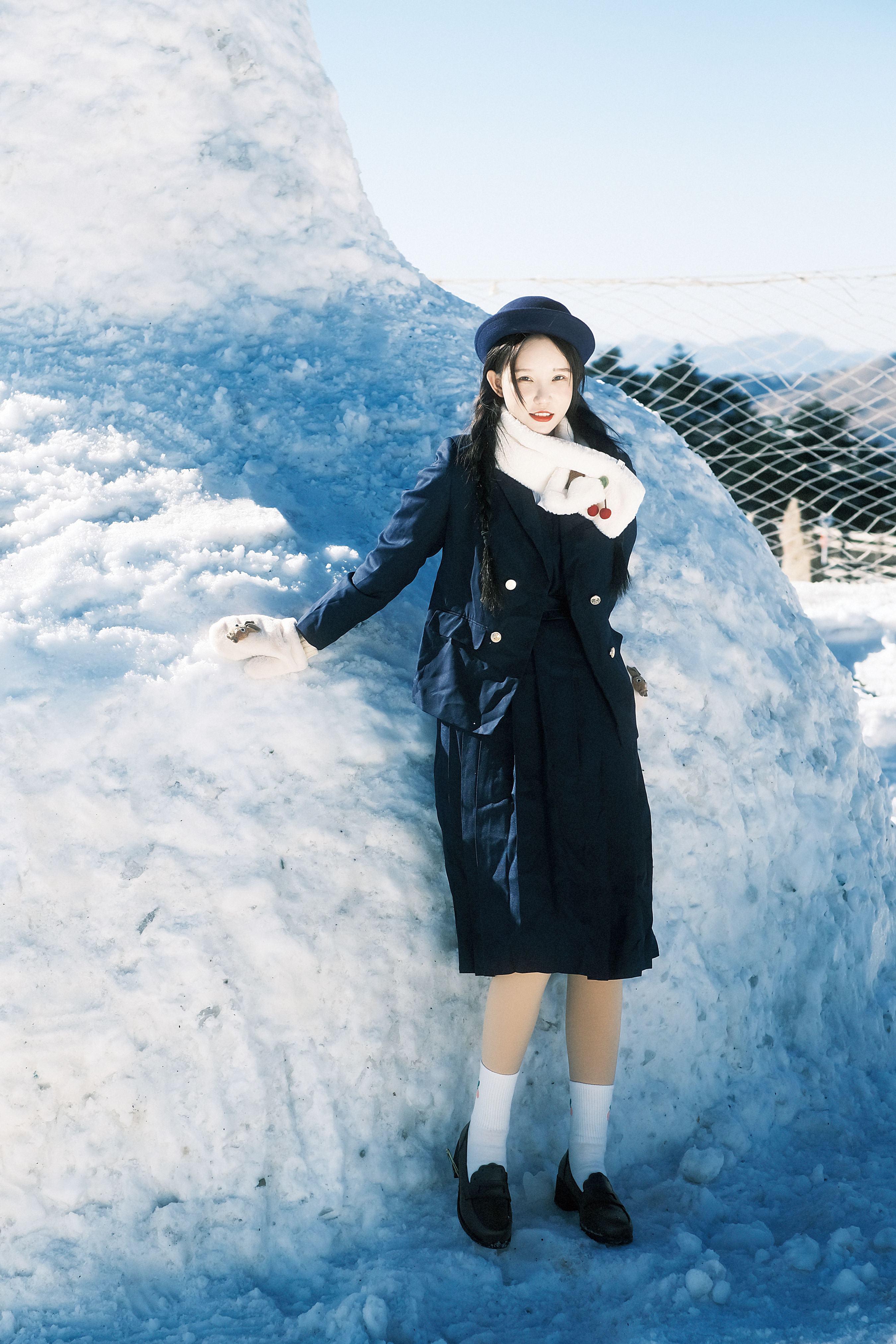 初雪在说我爱你 小姐姐 雪景 冬天 写真集 女生