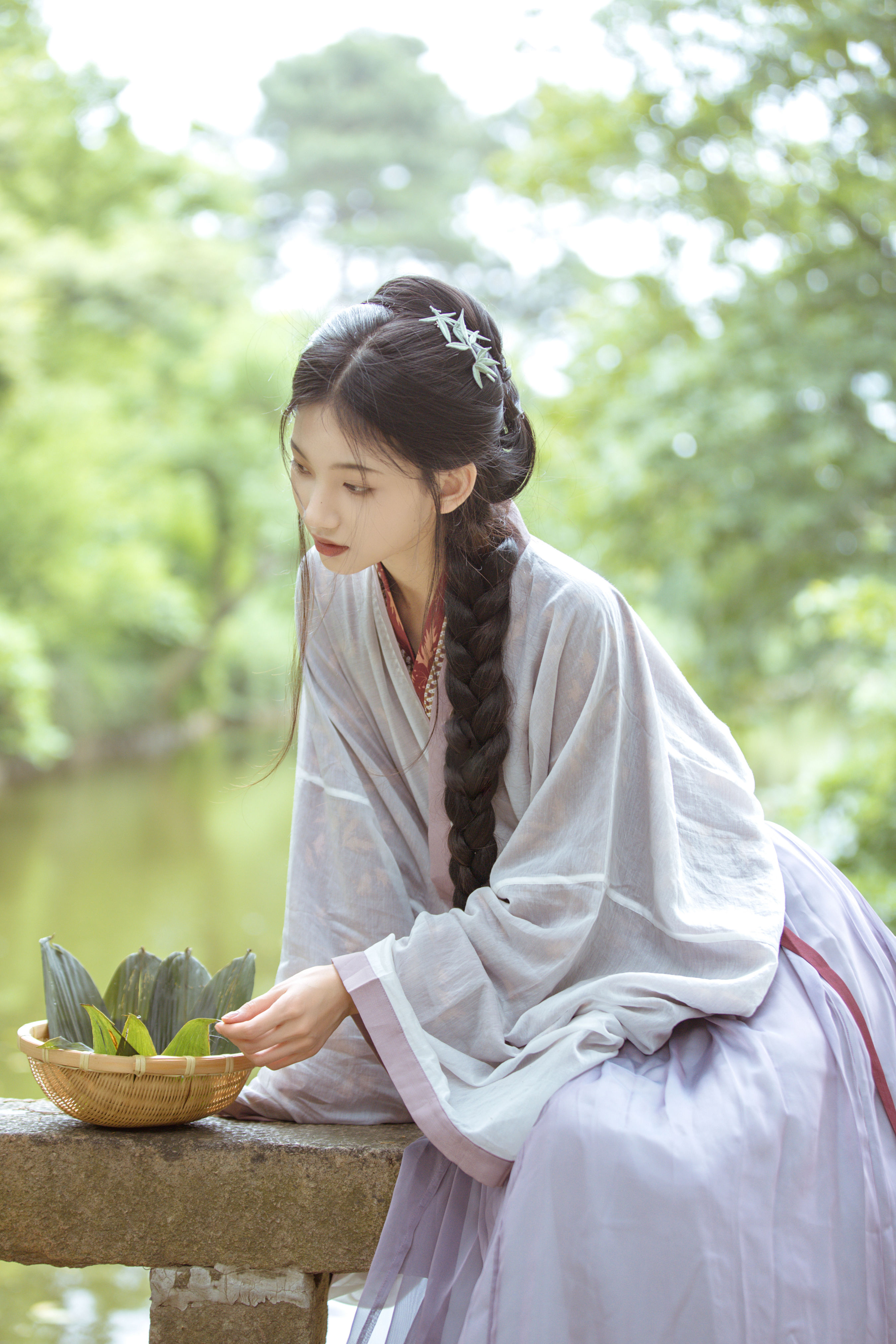 住山不记年，看云即是仙 唯美 意境 艺术 仙气 古风 少女 美好 田园生活