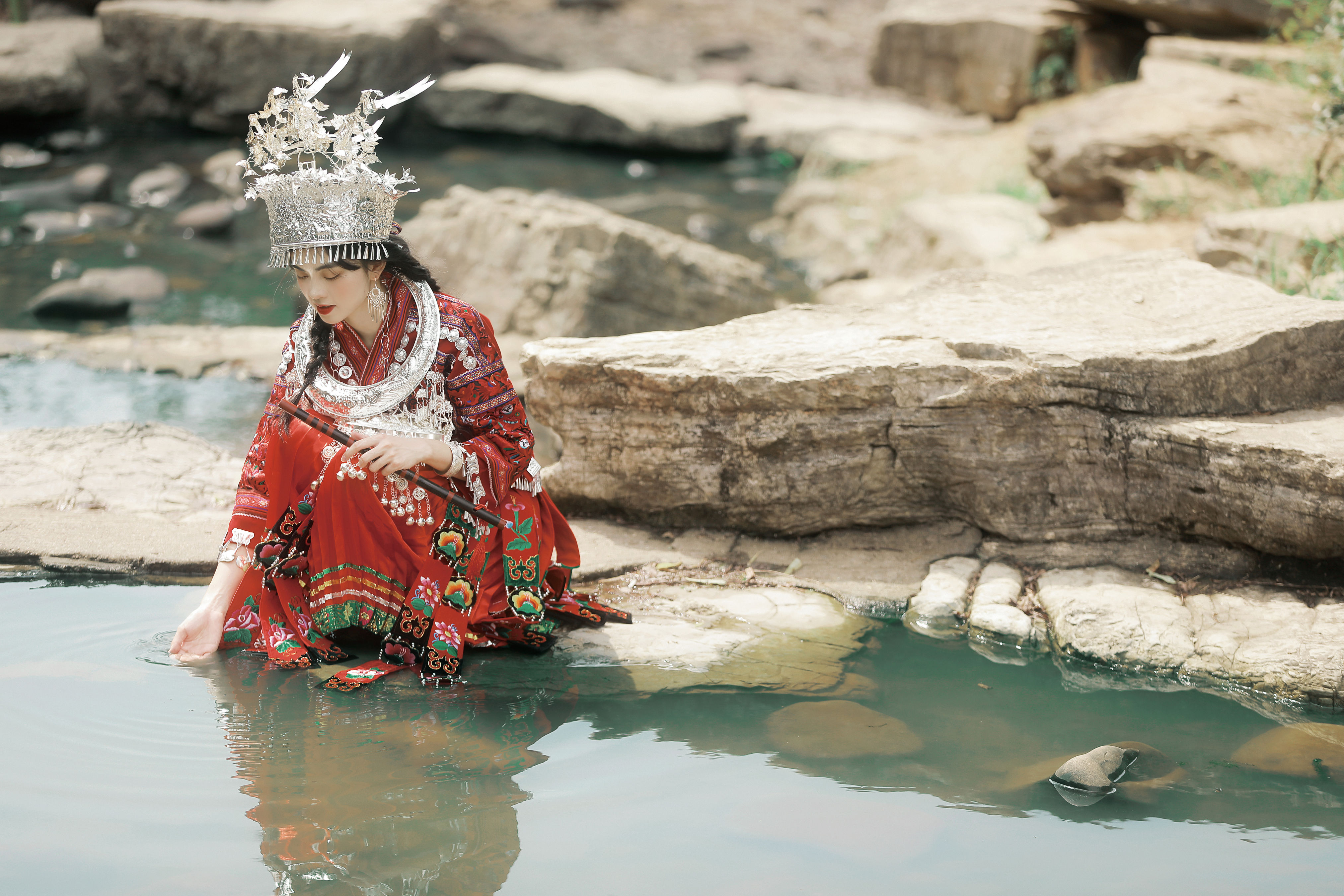 阿月，不许再随便给我下蛊 精美 小姐姐 民族风 苗族美女