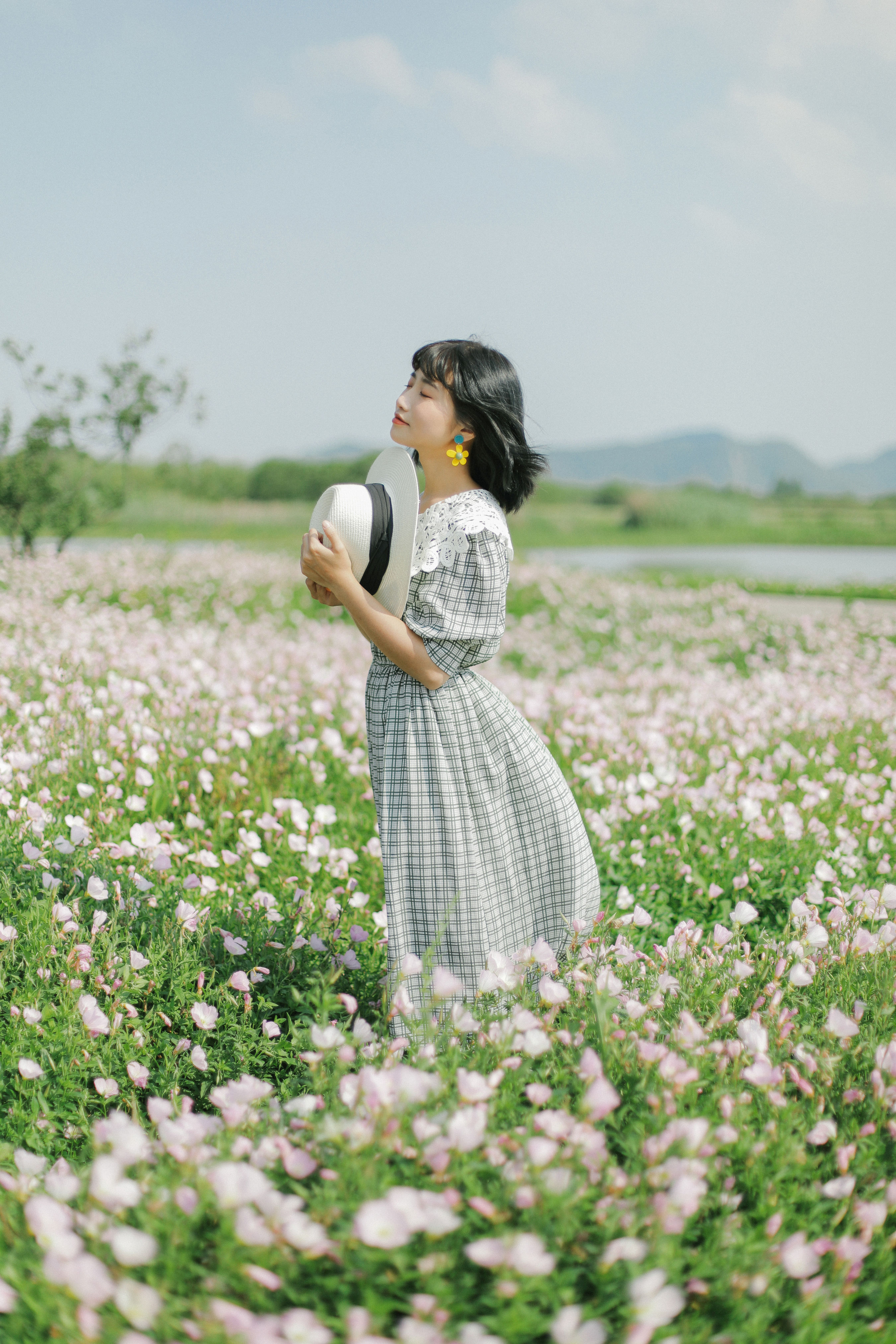 去有风的地方 小清新 花 少女 优美 可爱