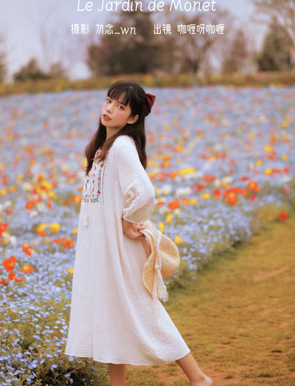 Le jardin de Monet 美图 写真 唯美 治愈系 少女 小清新 复古