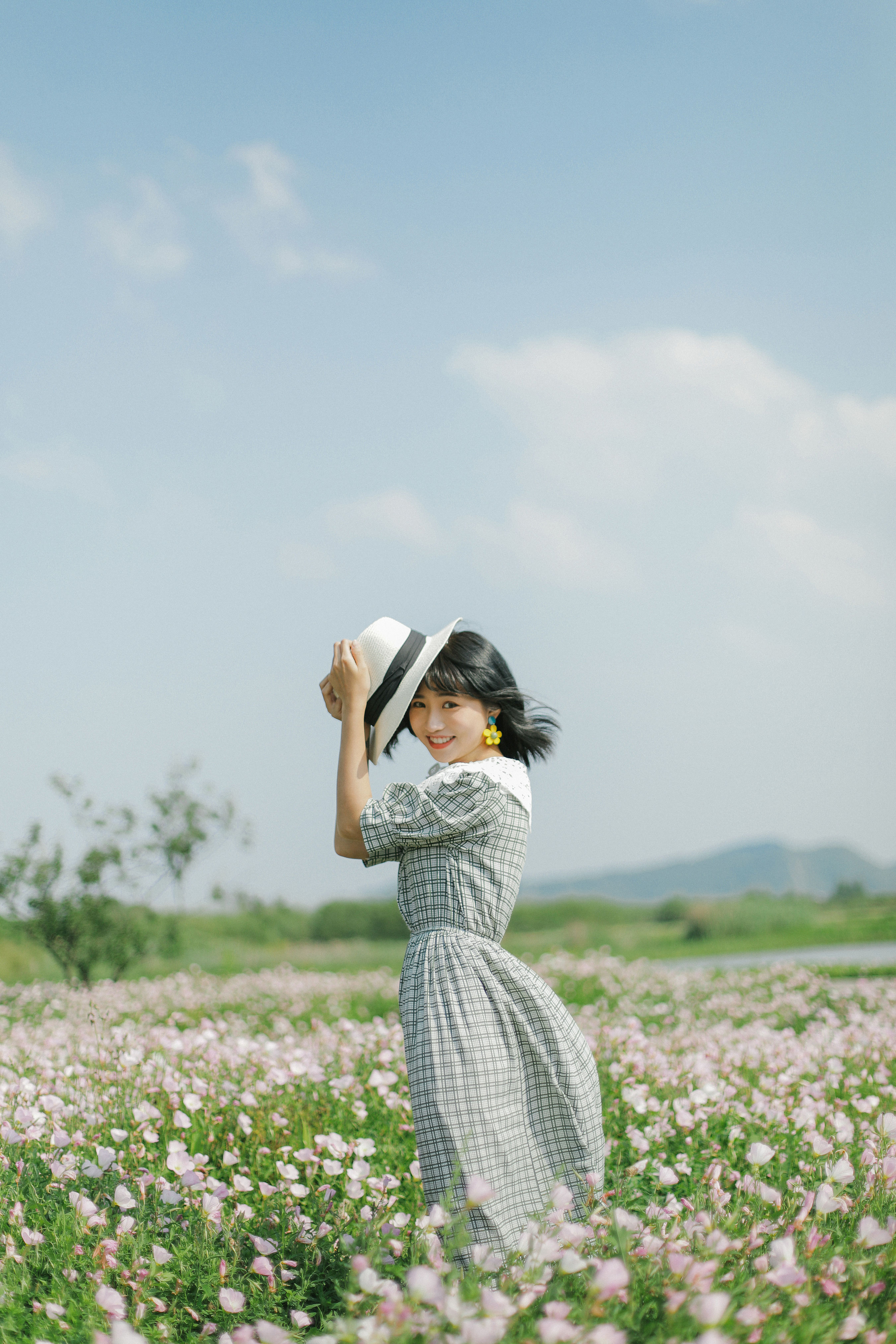 去有风的地方 小清新 花 少女 优美 可爱