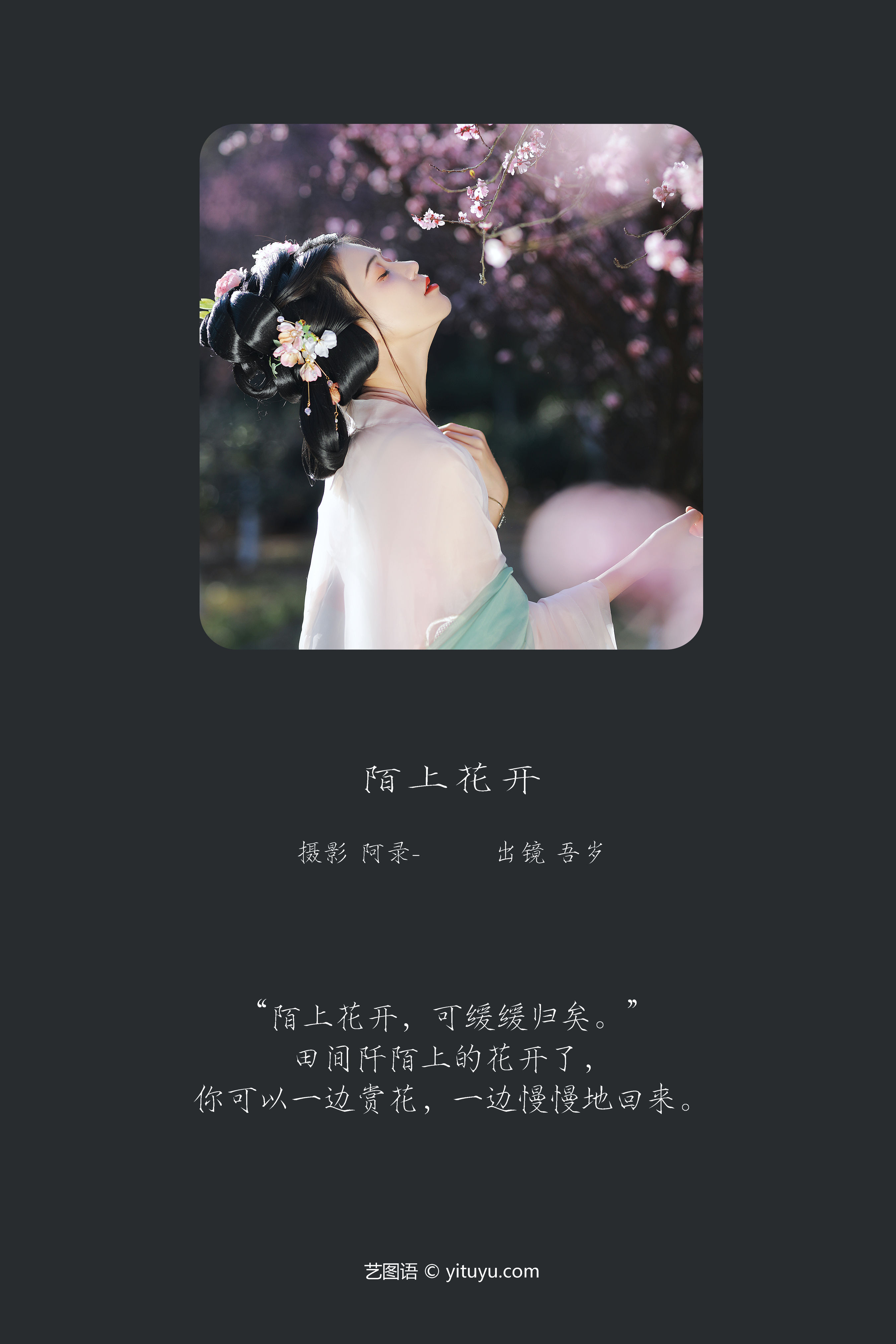 陌上花开 花 精美 养眼 美丽 美人 汉服 绝色 绝美