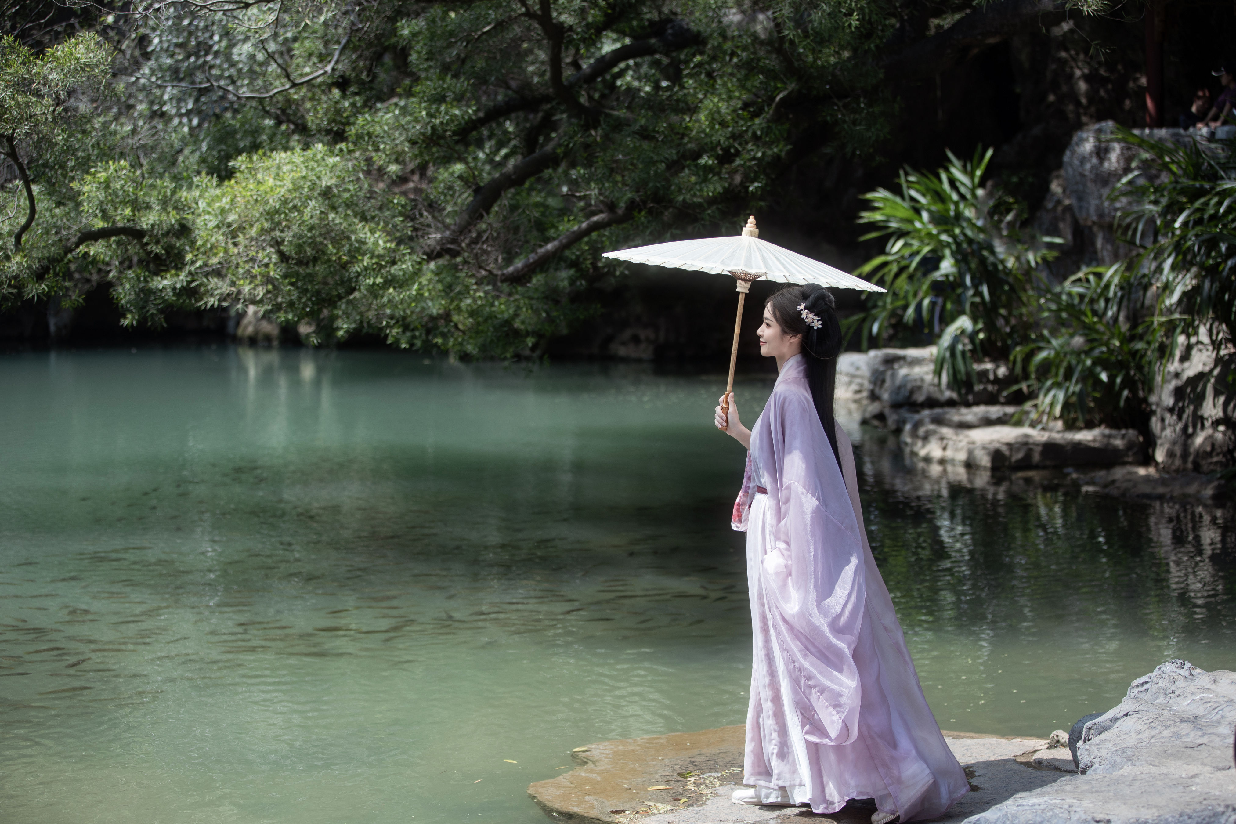 芳草萋萋 古风 美人 意境 绝色 惊艳 女神