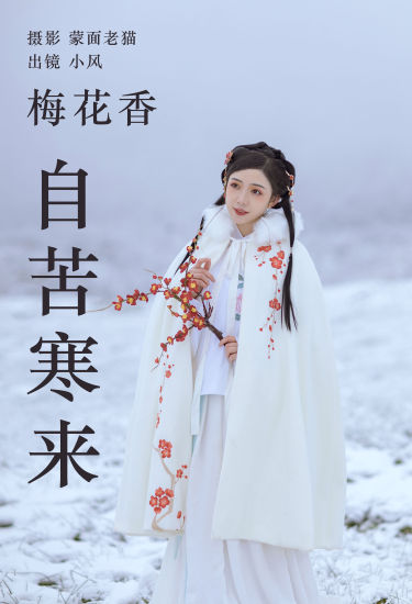 梅花香自苦寒来 冬天 雪景 汉服 花 少女