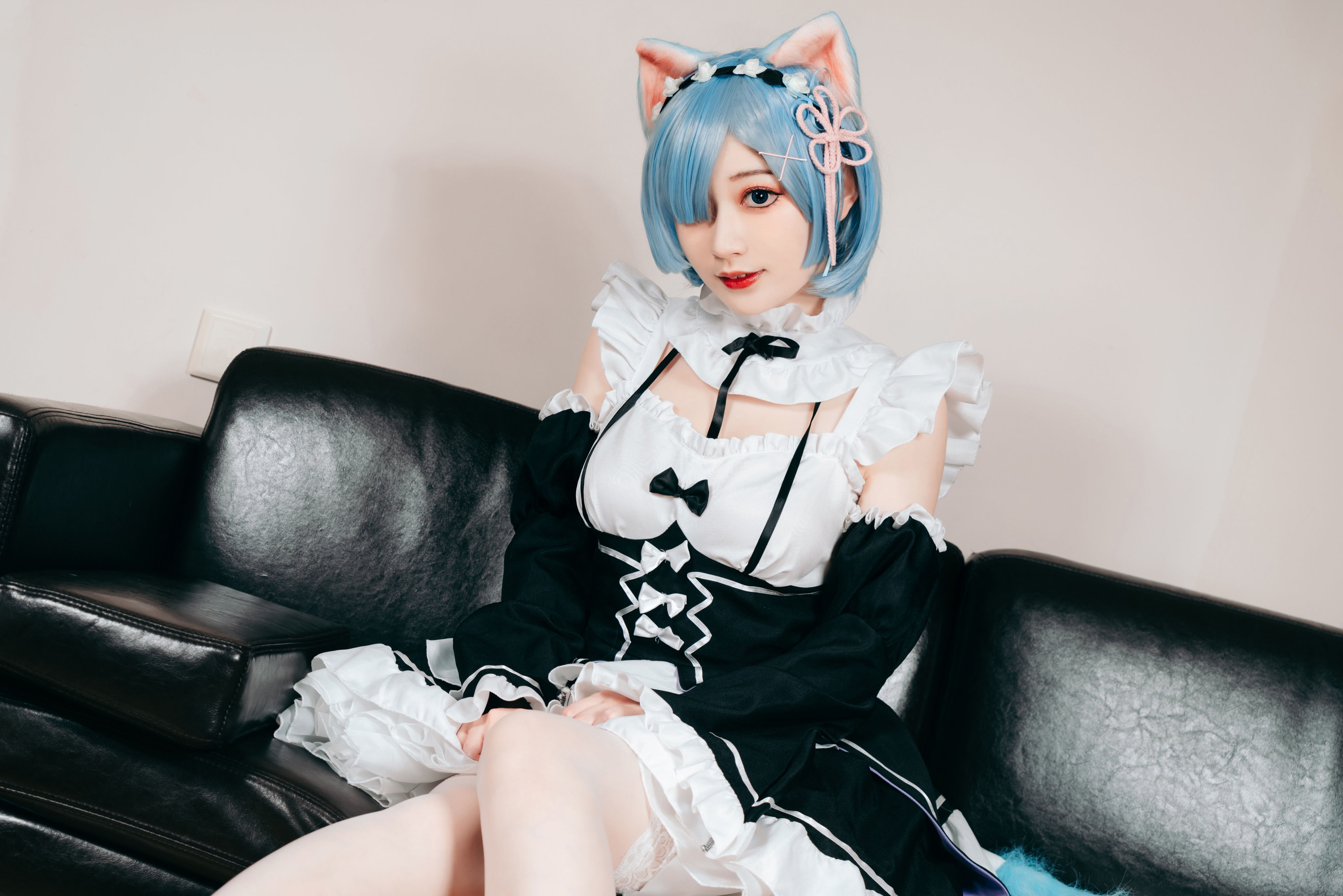 蕾姆猫 Cosplay 二次元 制服 福利 美少女