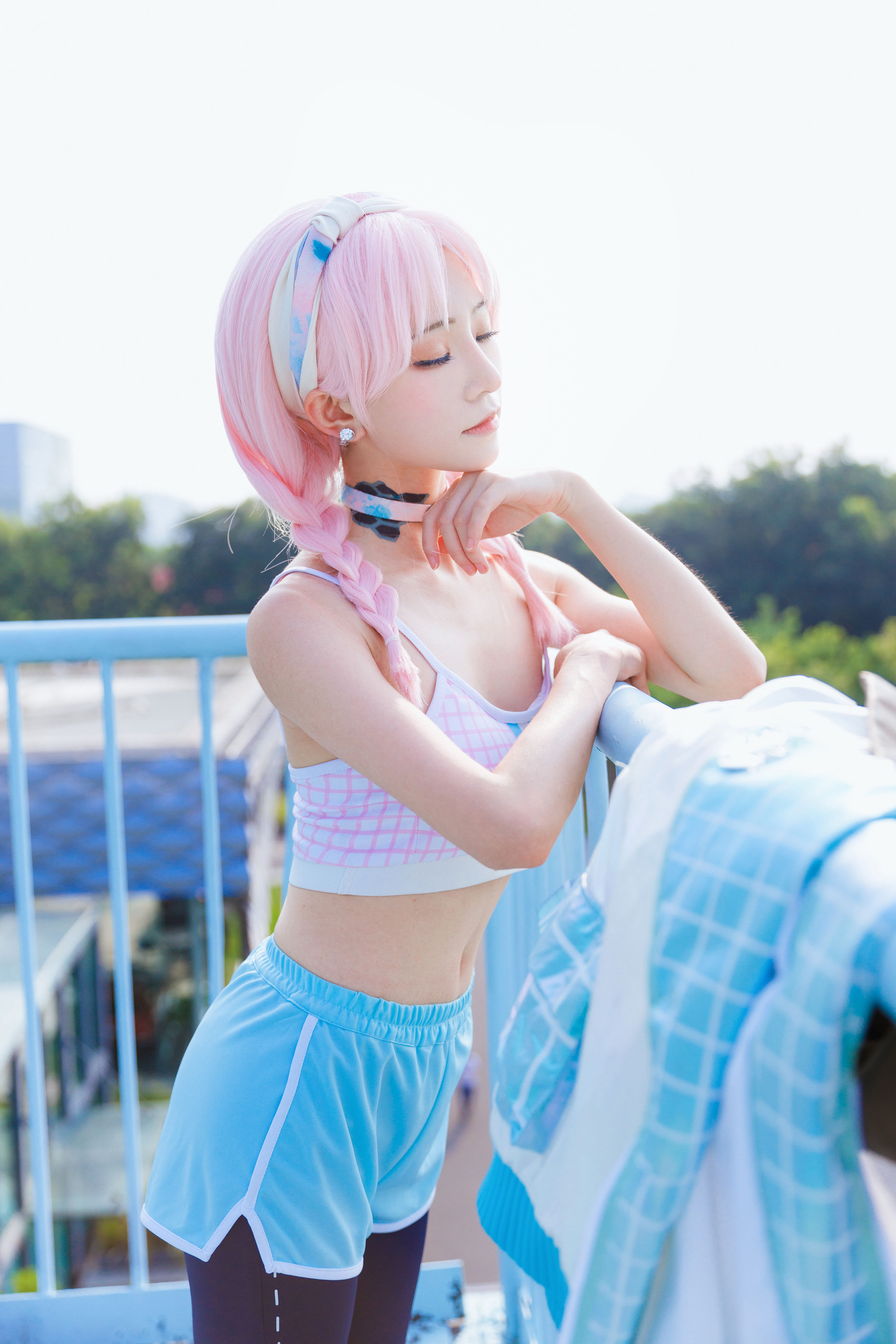 碧蓝航线 蓝毒cosplay Cosplay 二次元 写真 美少女 模特 可爱