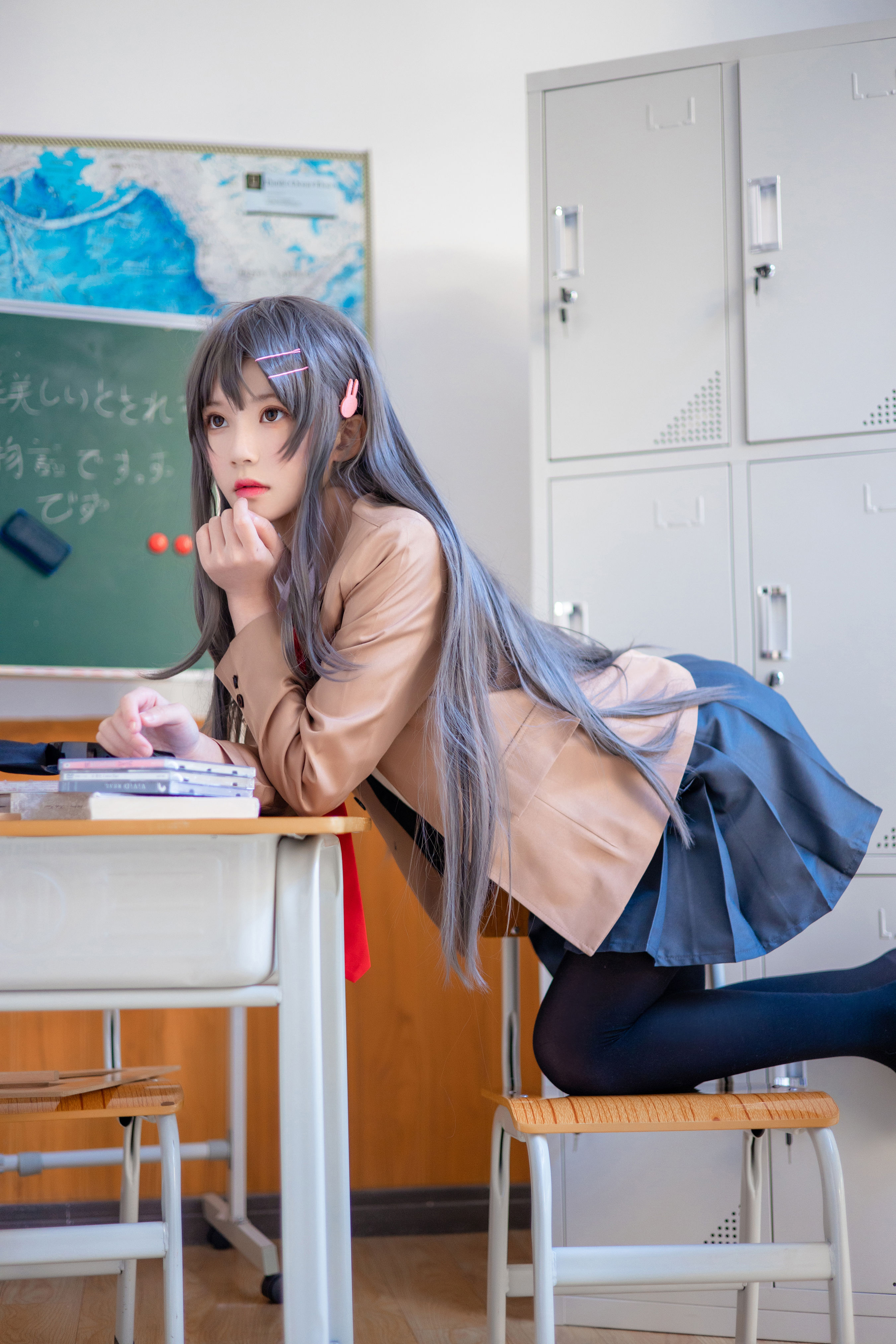 麻衣学姐制服cosplay 二次元 JK Cosplay 美少女 制服