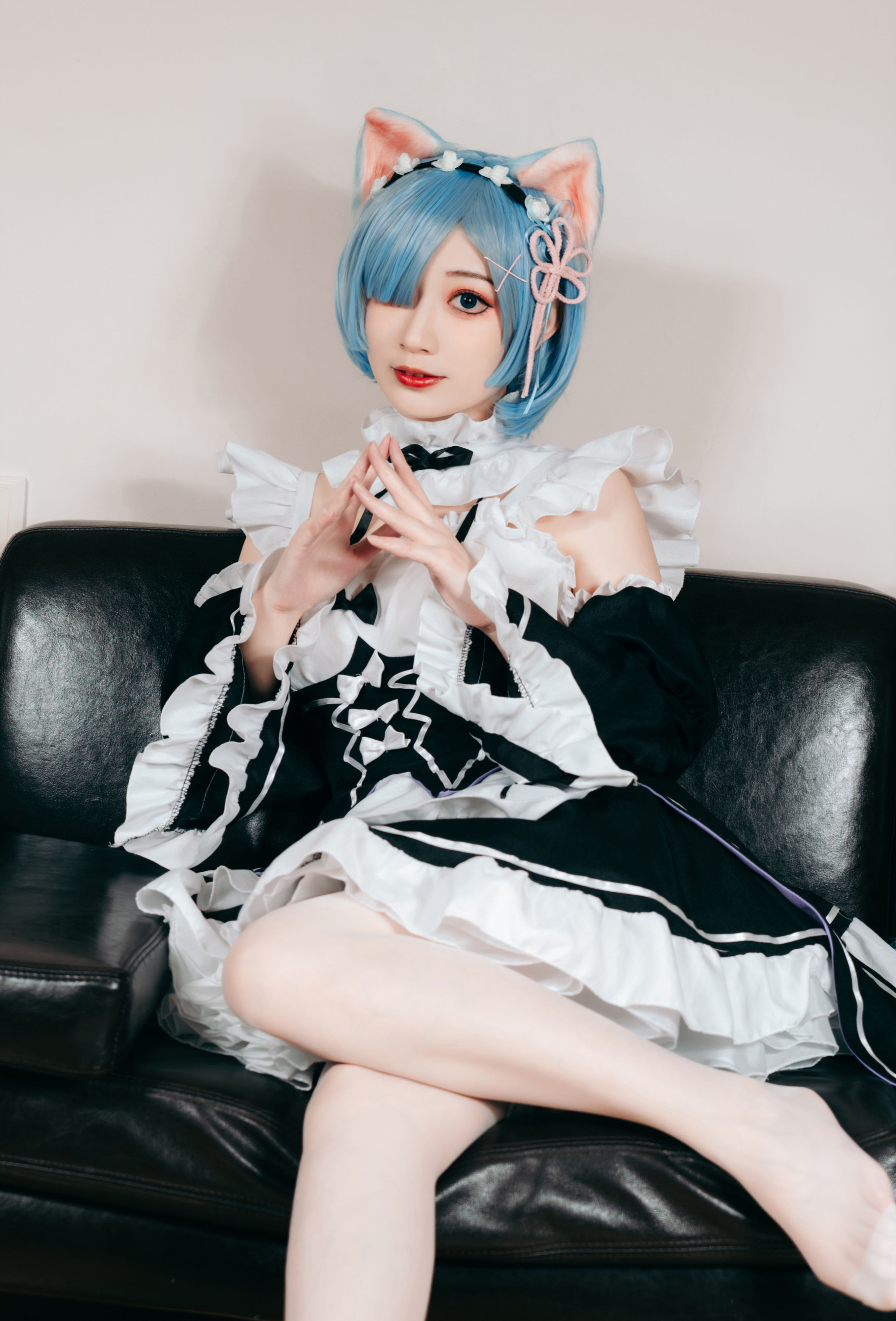 蕾姆猫 Cosplay 二次元 制服 福利 美少女