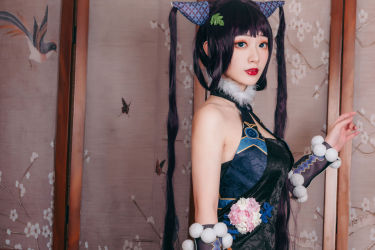 杨玉环旗袍 Cosplay 二次元 旗袍 写真 美少女