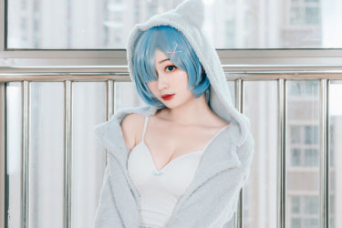 蕾姆睡衣 Cosplay 二次元 可爱 妹子 写真