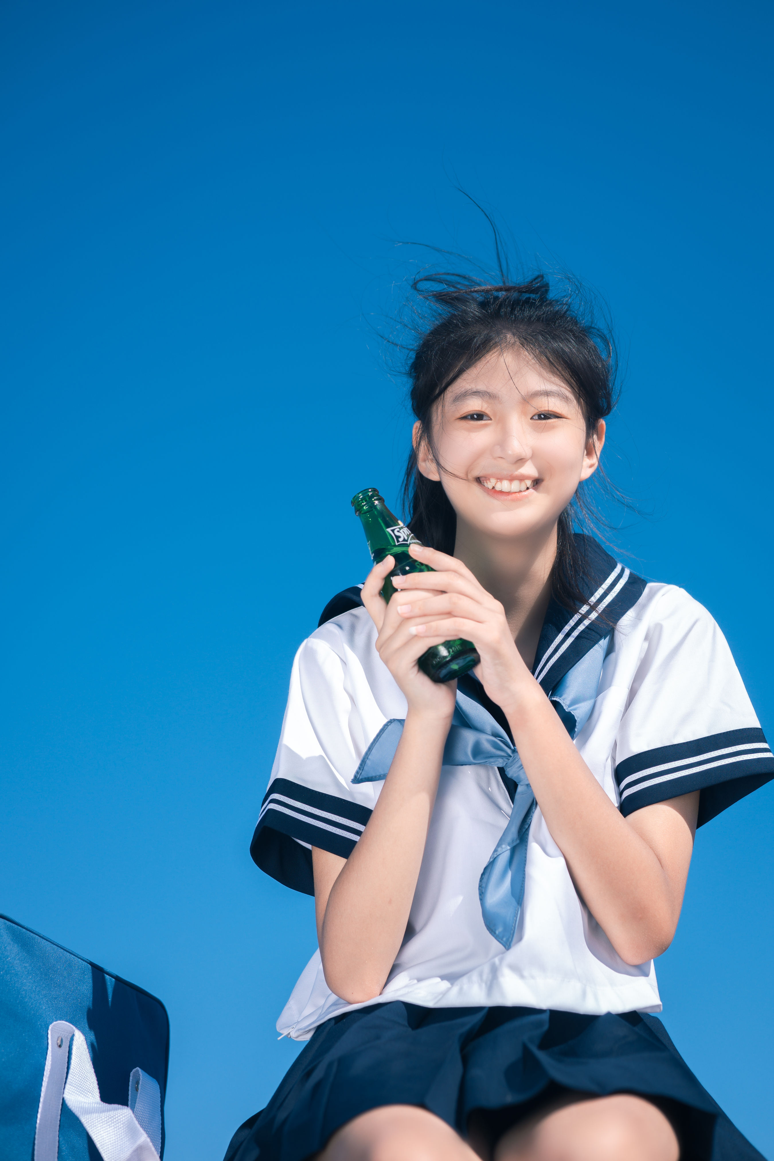 海边JK JK 女生 日系 写真 水手服