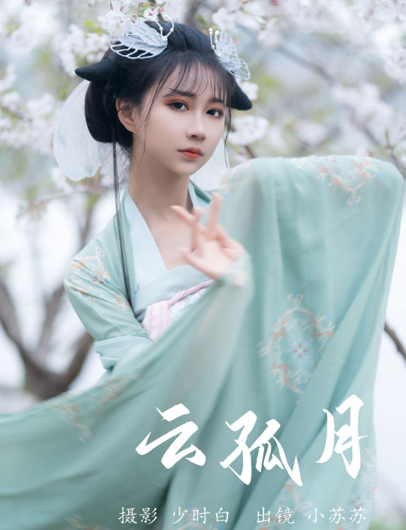 云孤月 古风 汉服 小姐姐 姑娘 小仙女 花