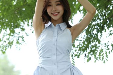 SUMMER 小清新 女神 模特 树林 小姐姐 美女