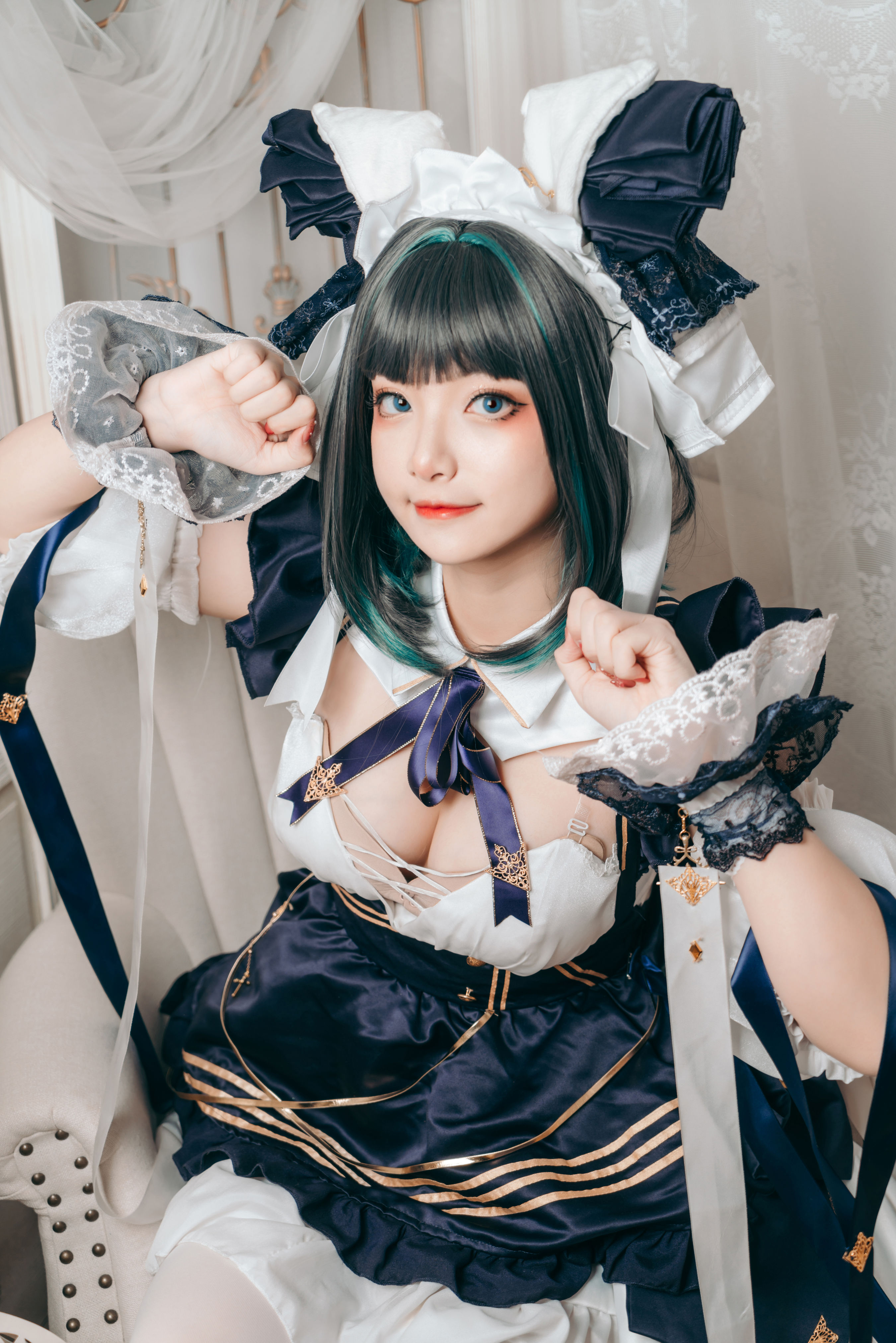 柴郡女仆 Cosplay 写真 美少女 女仆 制服