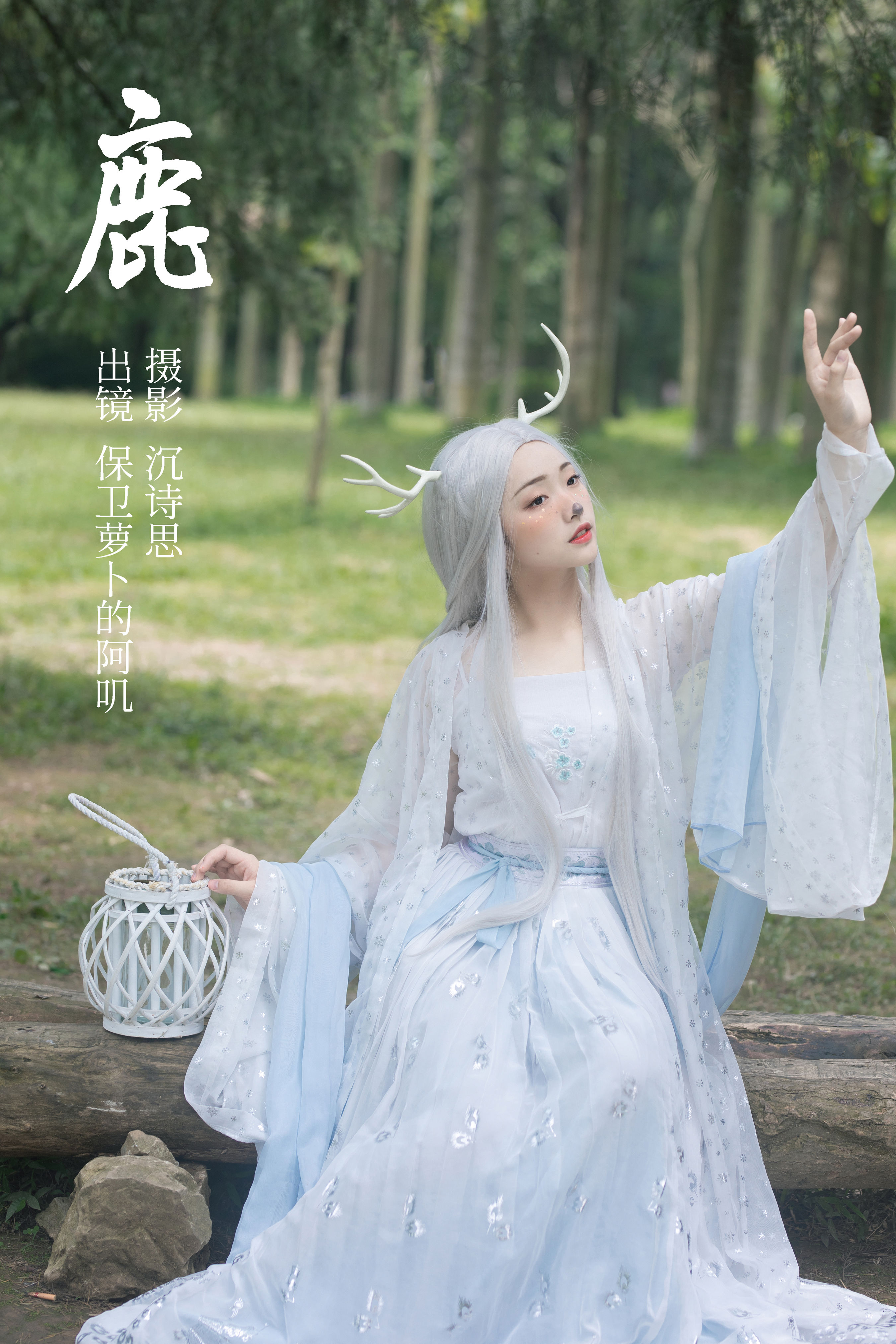 鹿 二次元 Cosplay 小清新 仙气 树林 美图