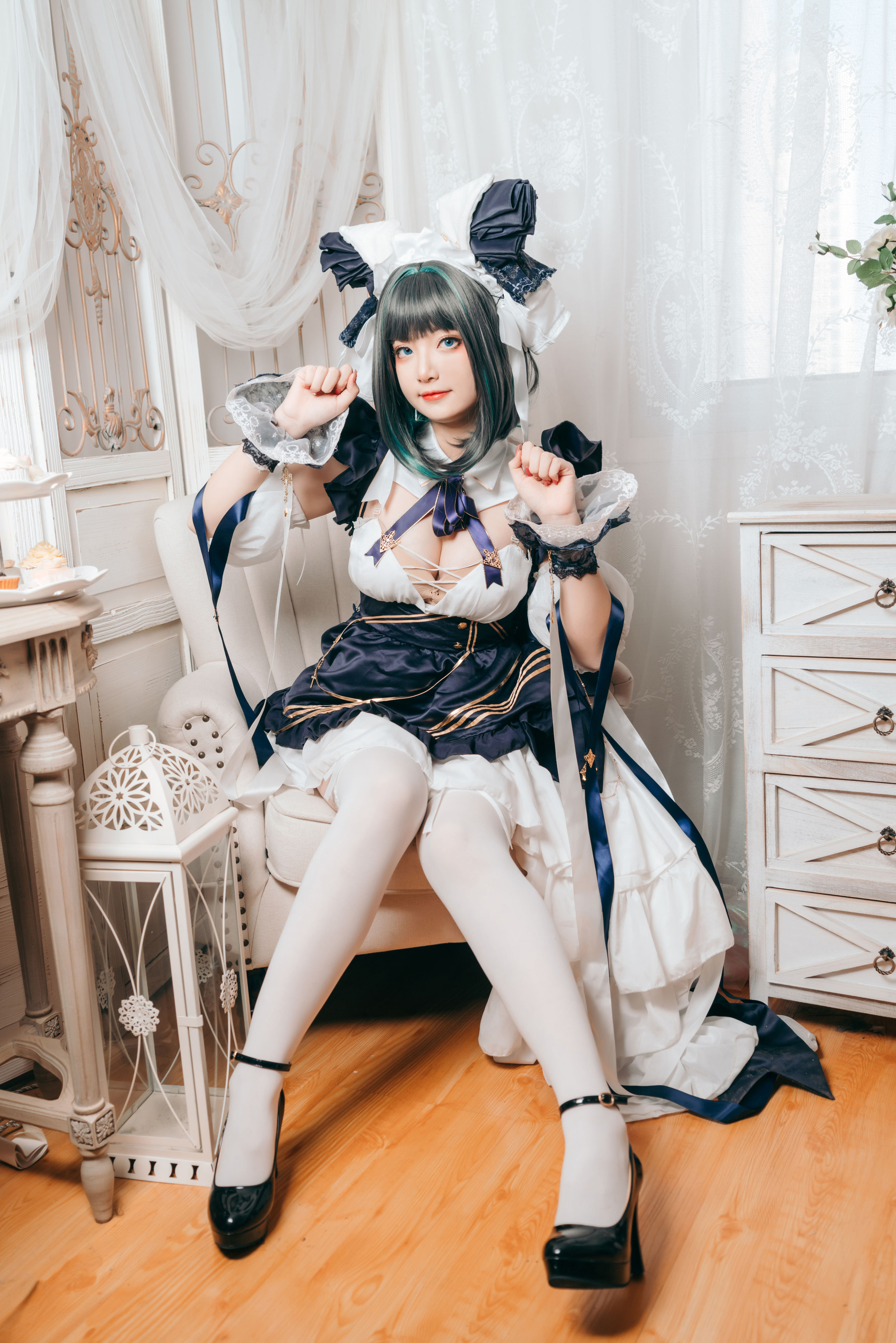 柴郡女仆 Cosplay 写真 美少女 女仆 制服