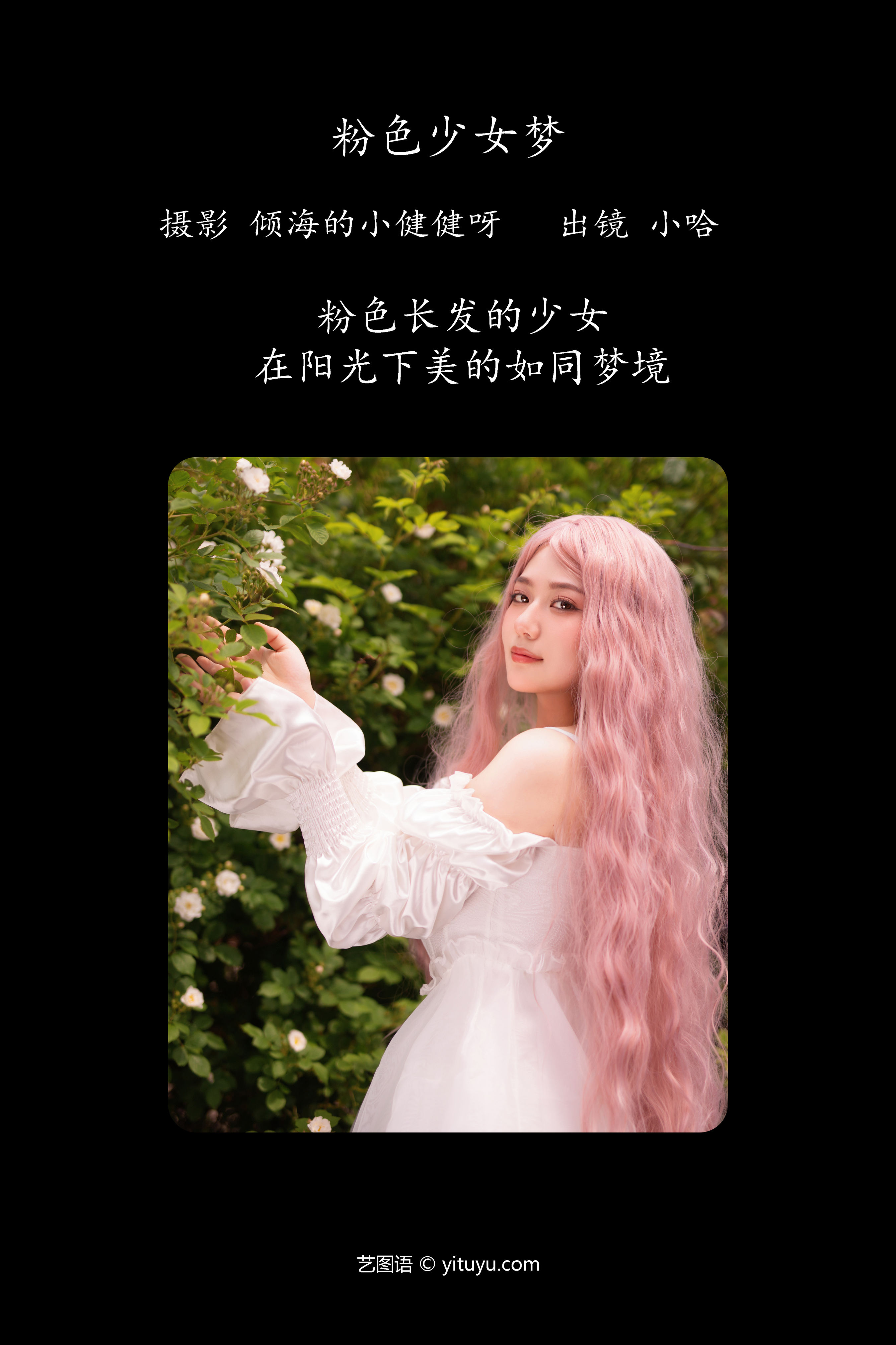 粉色少女梦 少女 美丽 小姐姐 写真 个性 非主流 创意 时尚