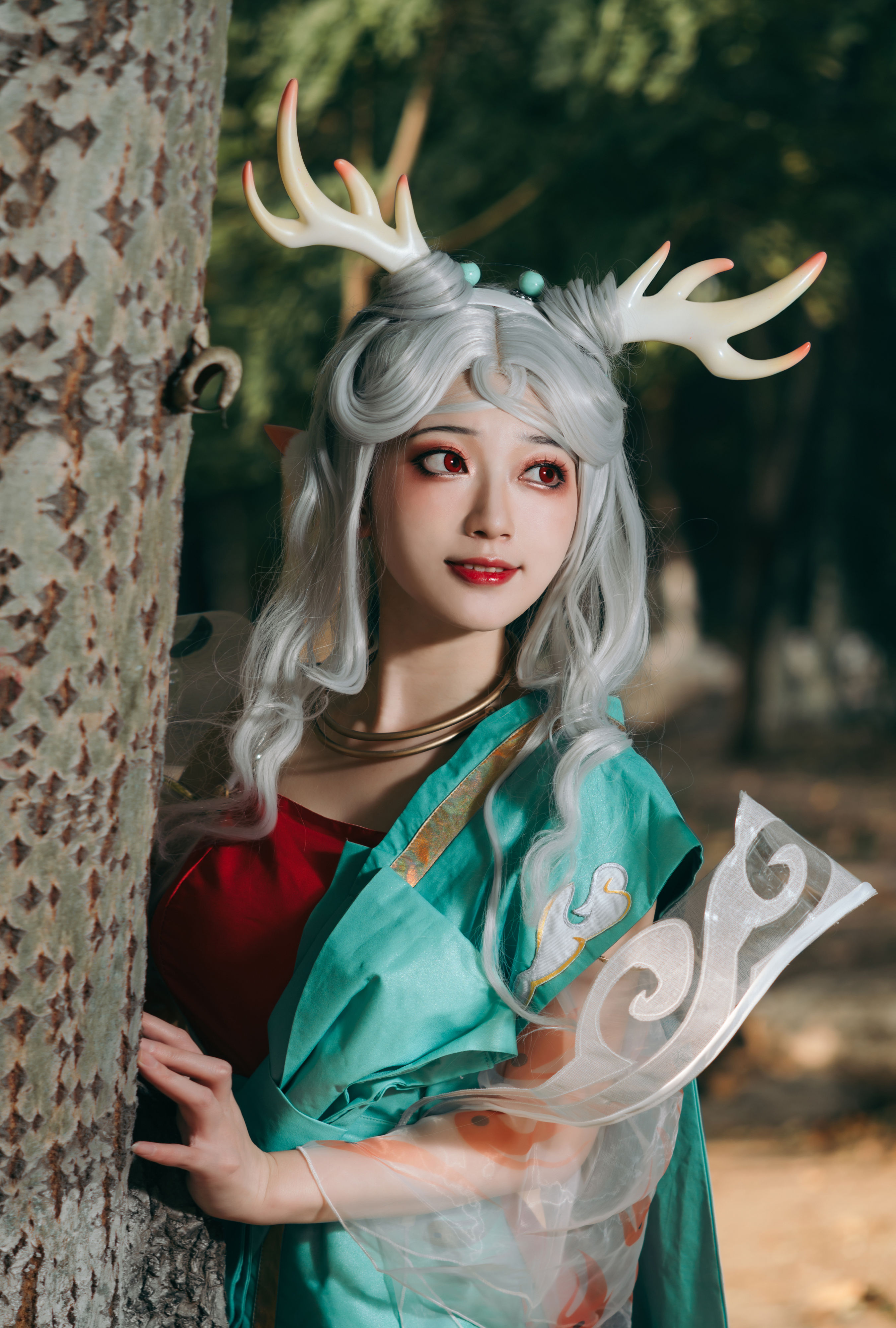 遇见神鹿 Cosplay 写真 二次元 美少女 妹子