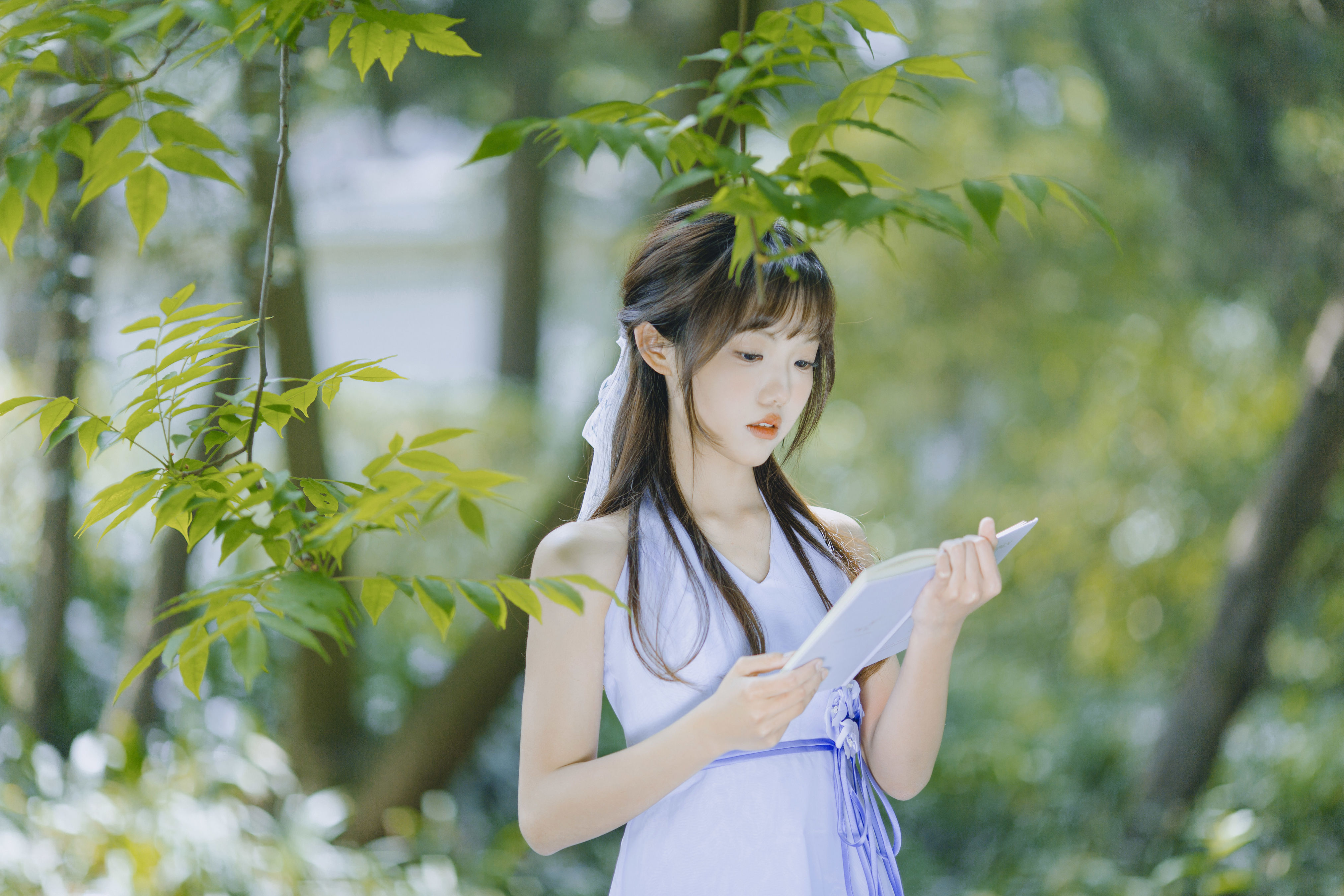 植物系少女 少女 森系 小清新 清纯 女生