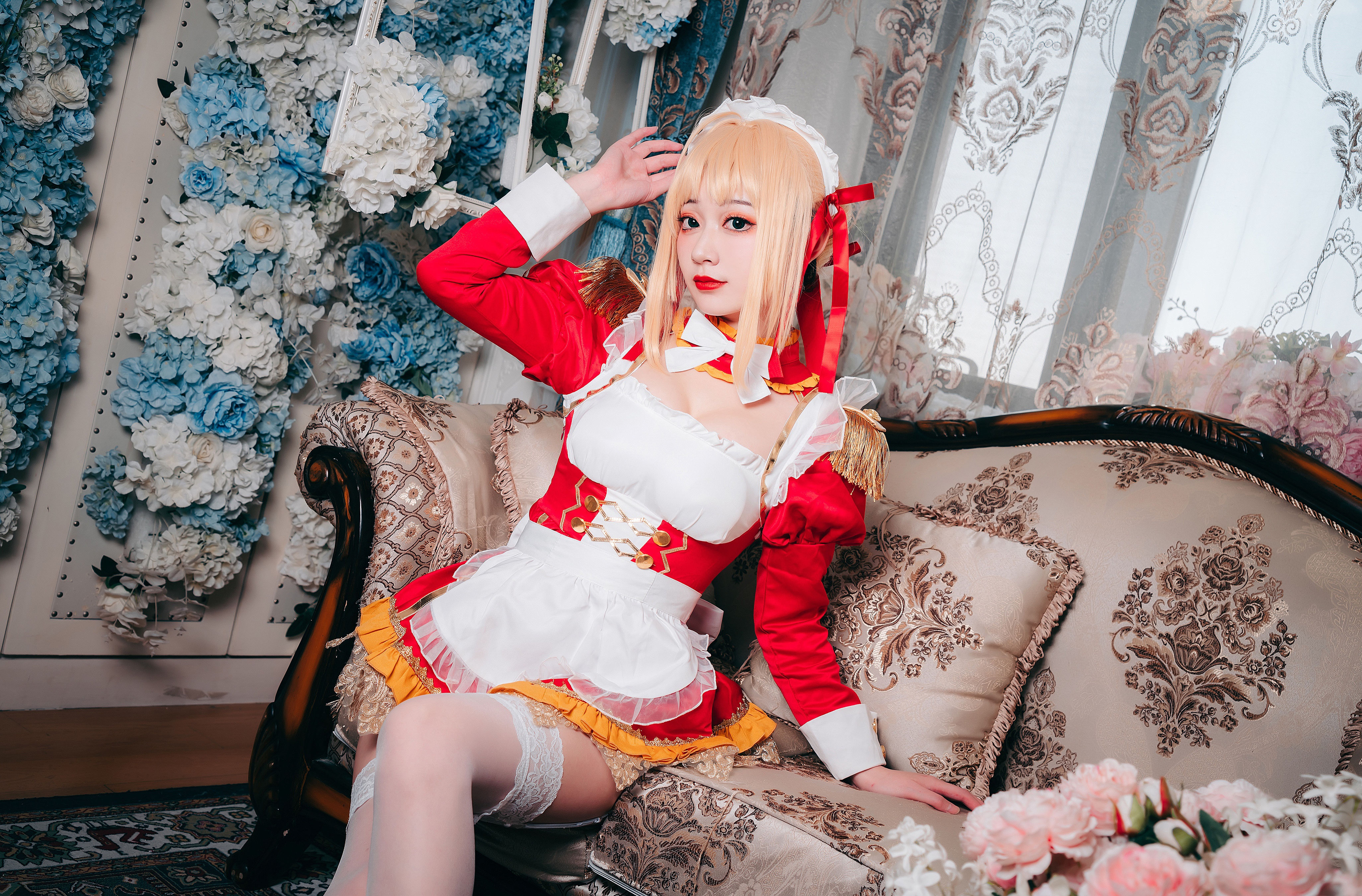 尼禄女仆 二次元 Cosplay 写真 女仆 制服