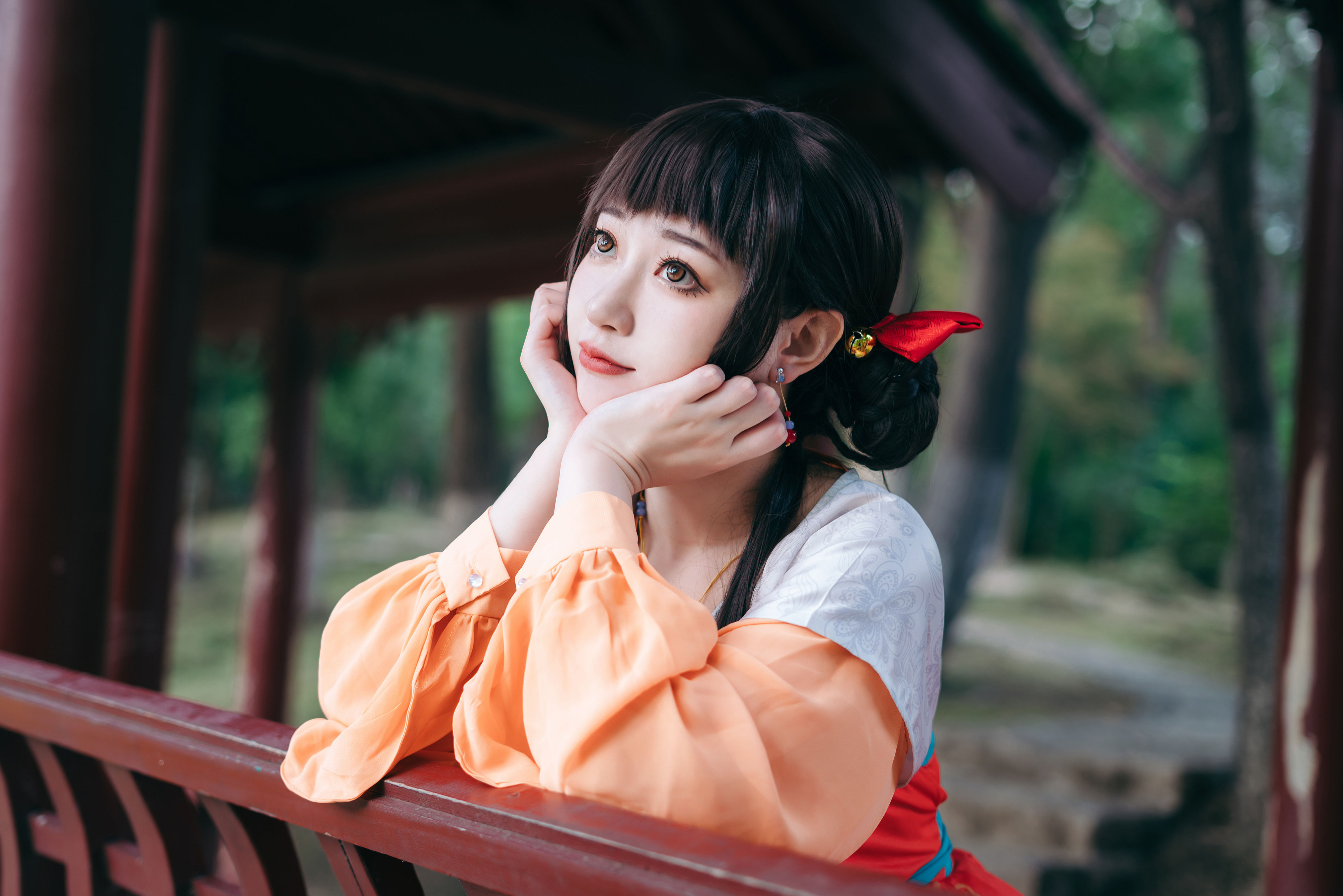 小铃铛 Cosplay 可爱 古装 古风少女 清纯