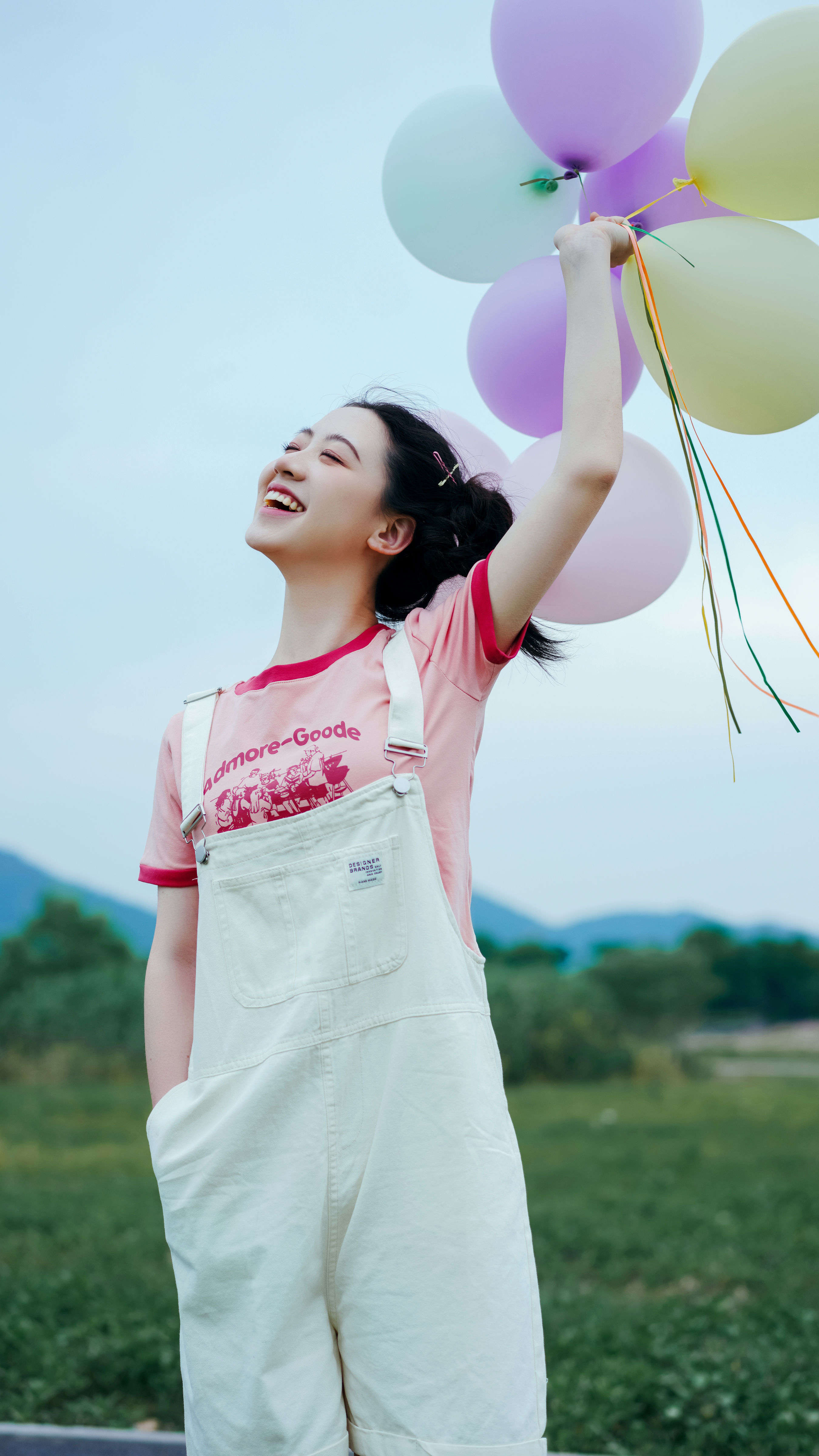 气球 清纯 美少女 可爱 写真 闺蜜