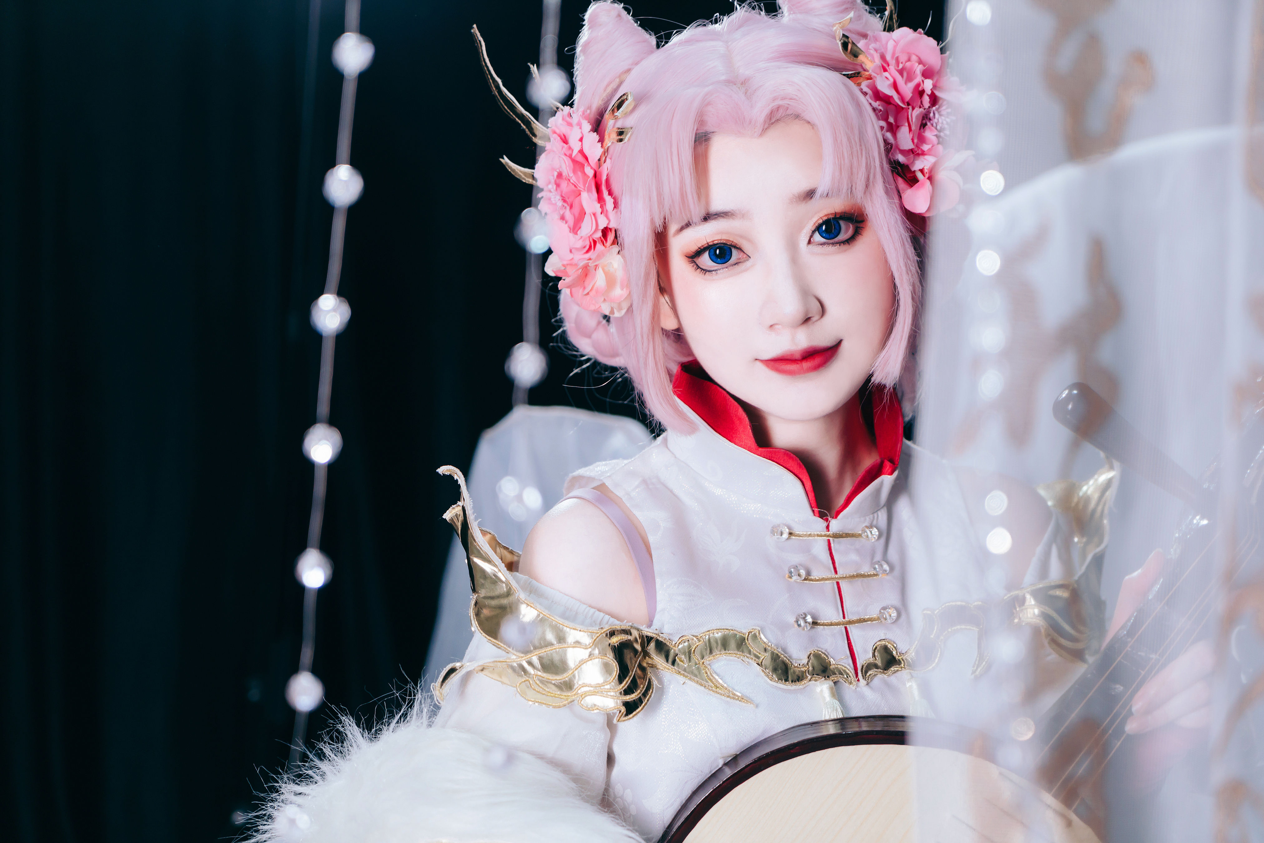 嫦娥拒霜思 Cosplay 二次元 美少女 写真 旗袍