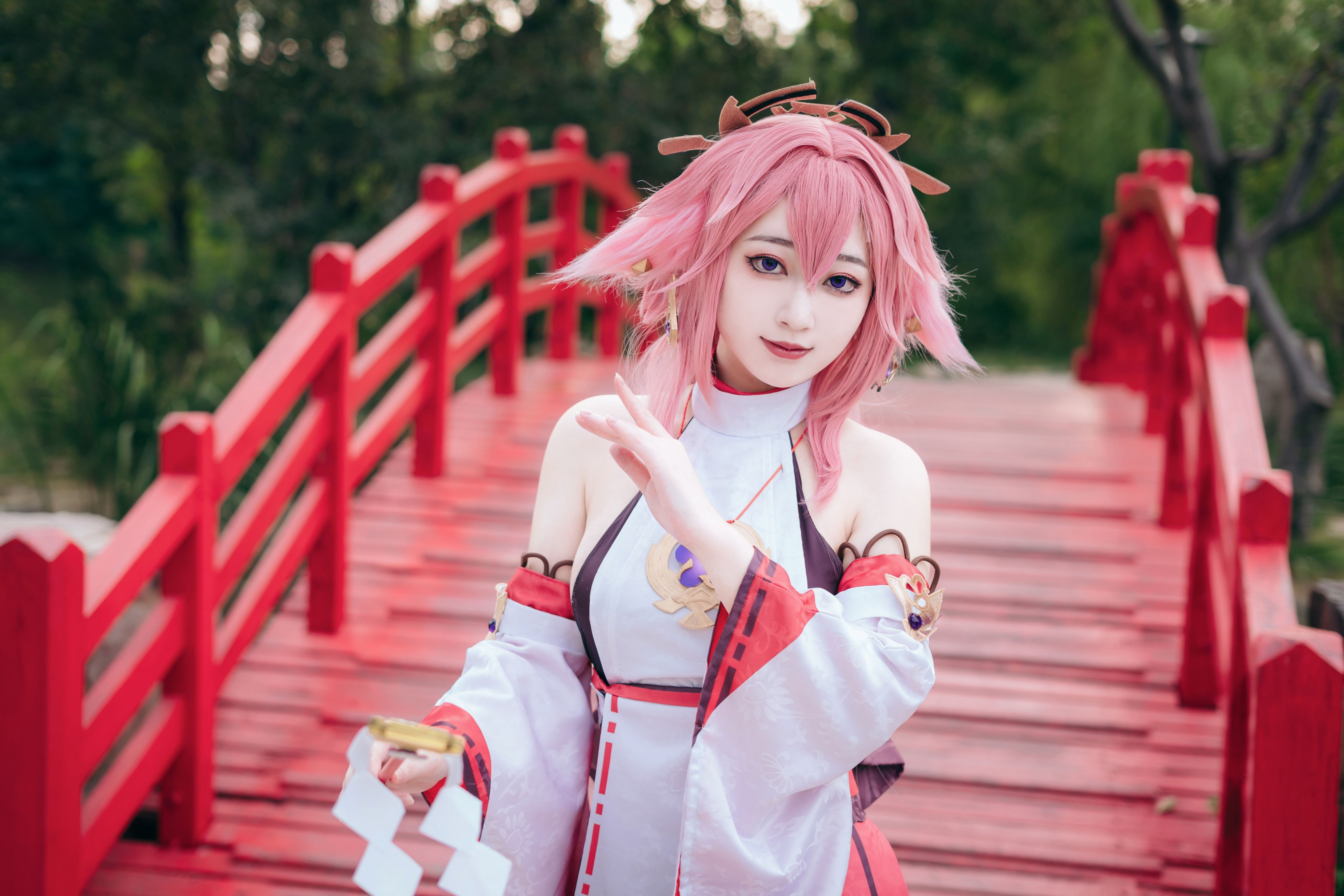 八重神子 Cosplay 二次元 小仙女 少女 美丽