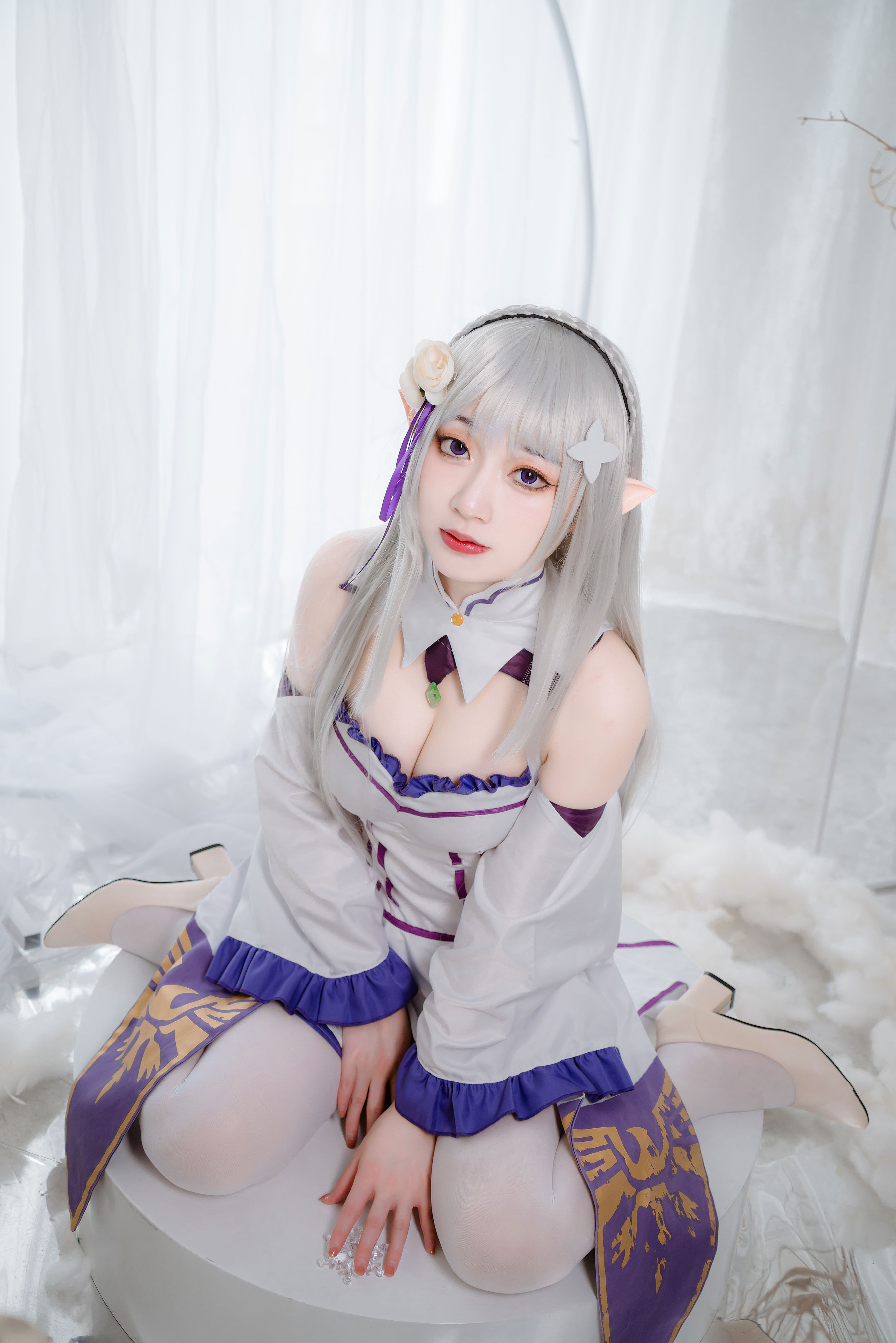 艾米莉亚 二次元 美少女 Cosplay 小姐姐