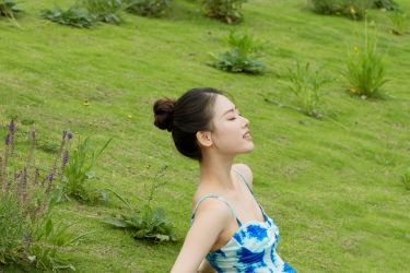 GARDEN 绿色 女神 美丽 模特 小清新 优美 摄影 惊艳 治愈系