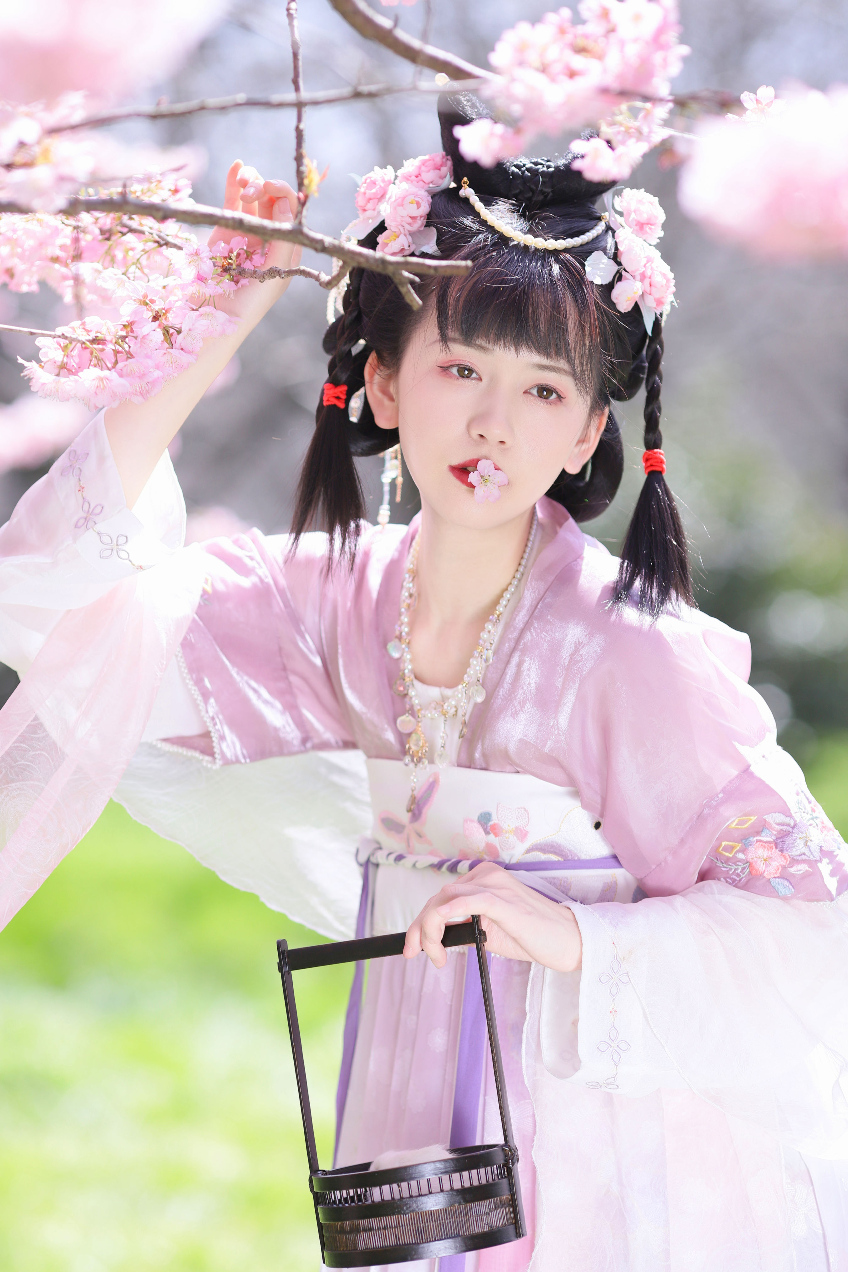 寻花 花 汉服 小姐姐 写真 姑娘