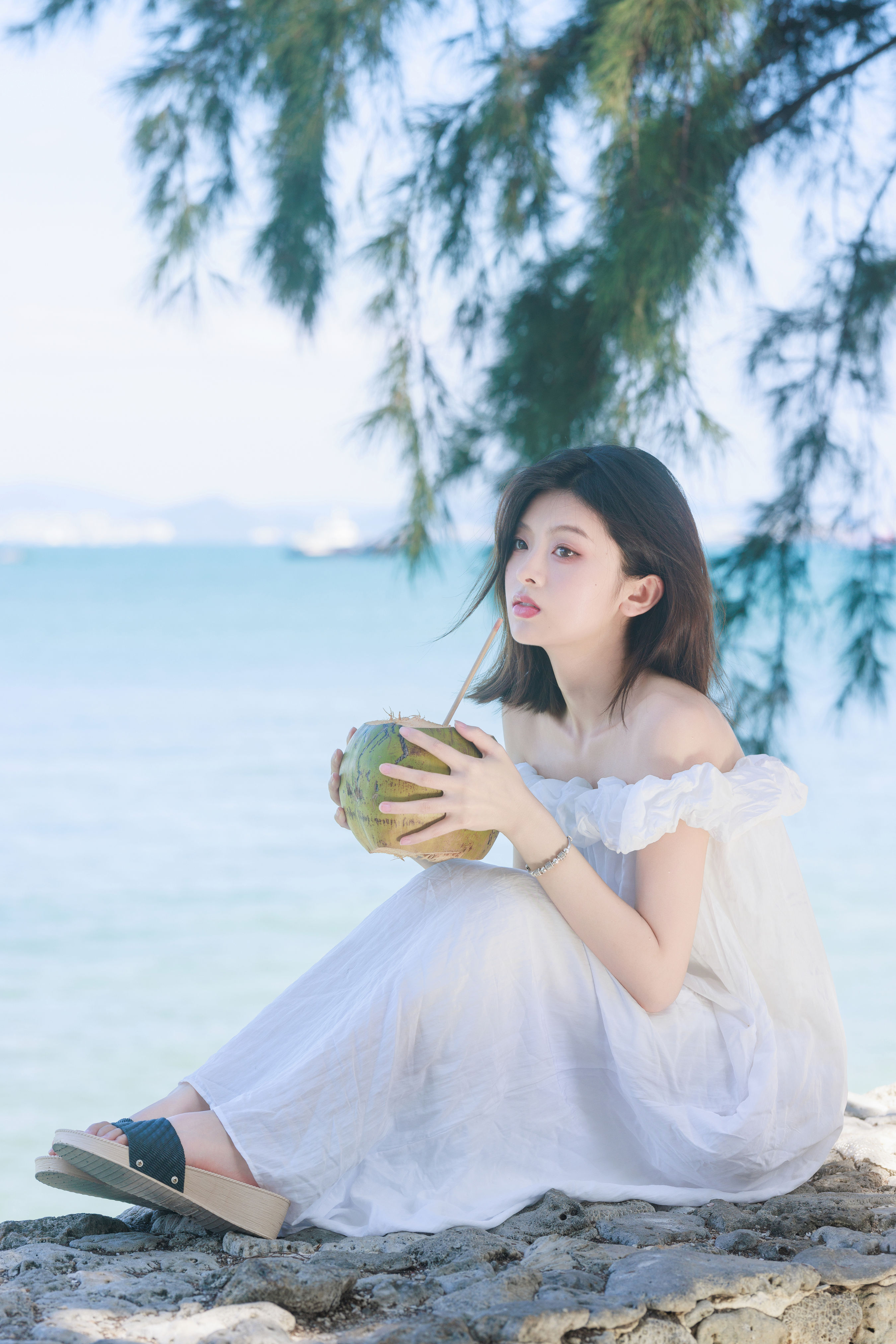 夏日海边 夏天 摄影 妹子 唯美