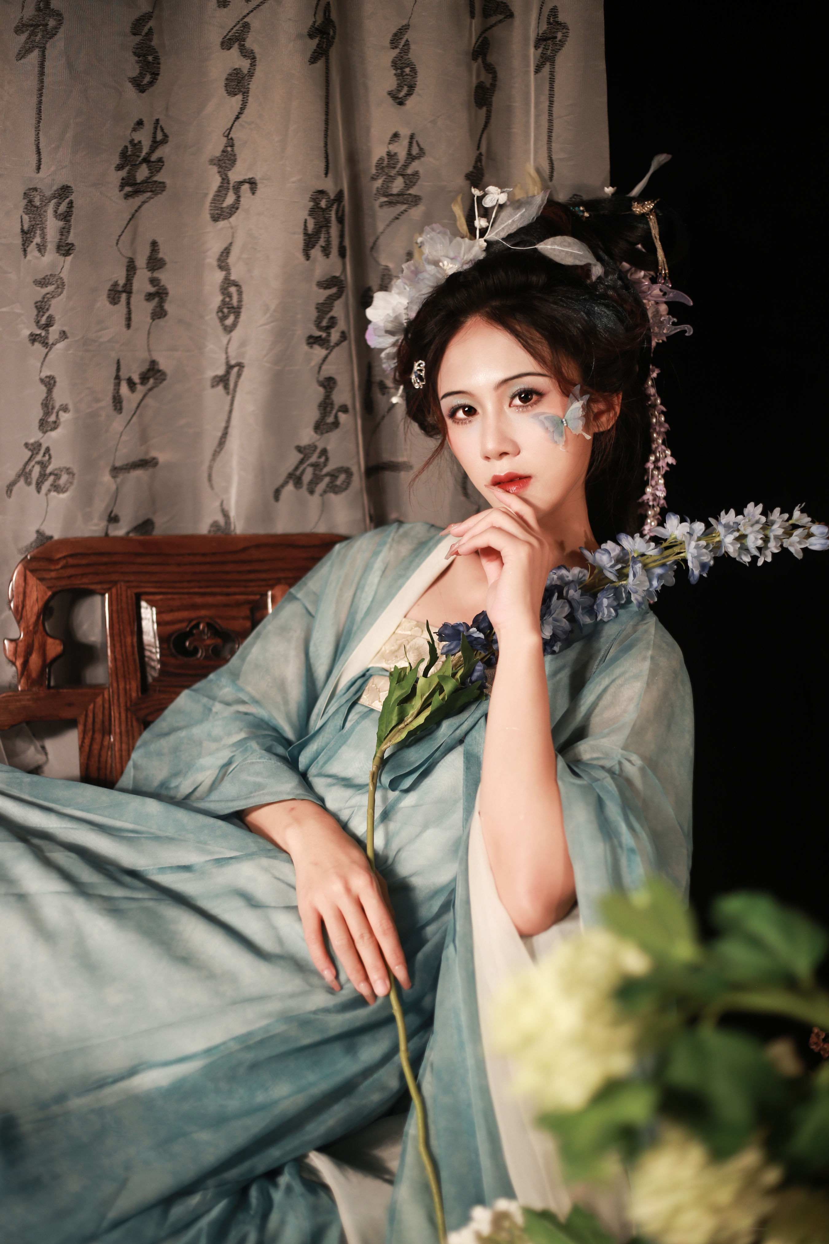 花仙子 小仙女 花 古装 汉服 中国风